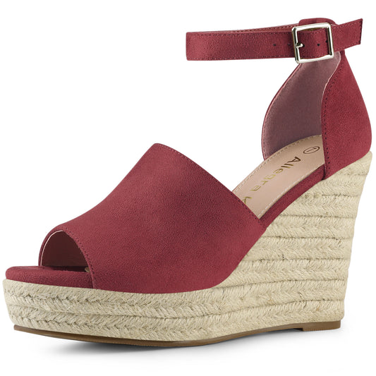 Women's Espadrilles Platform Heels Wedges Sandals