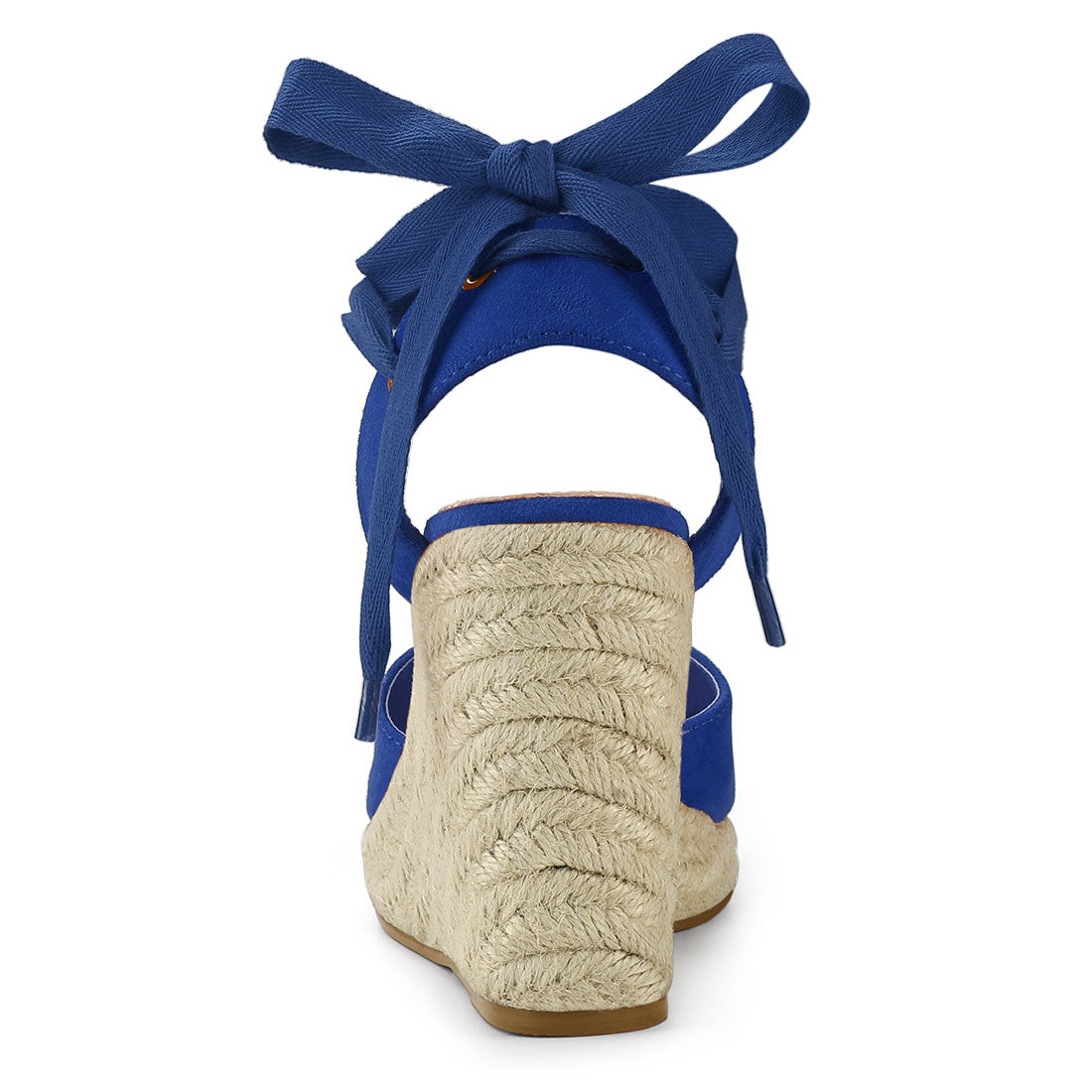 Women's Espadrille Platform Wedge Heel Lace Up Sandals