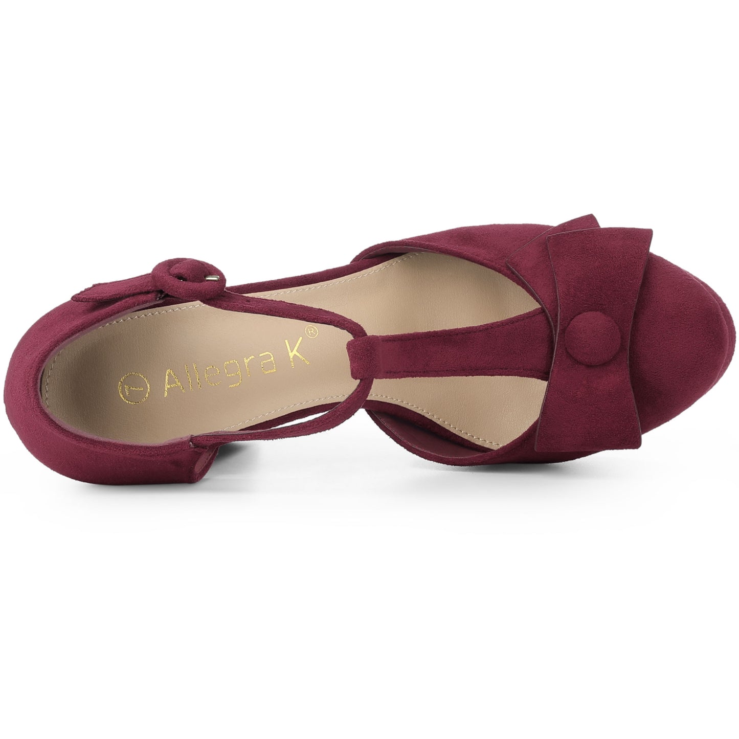 Zapatos de vestir Mary Jane con plataforma y tacón grueso para mujer