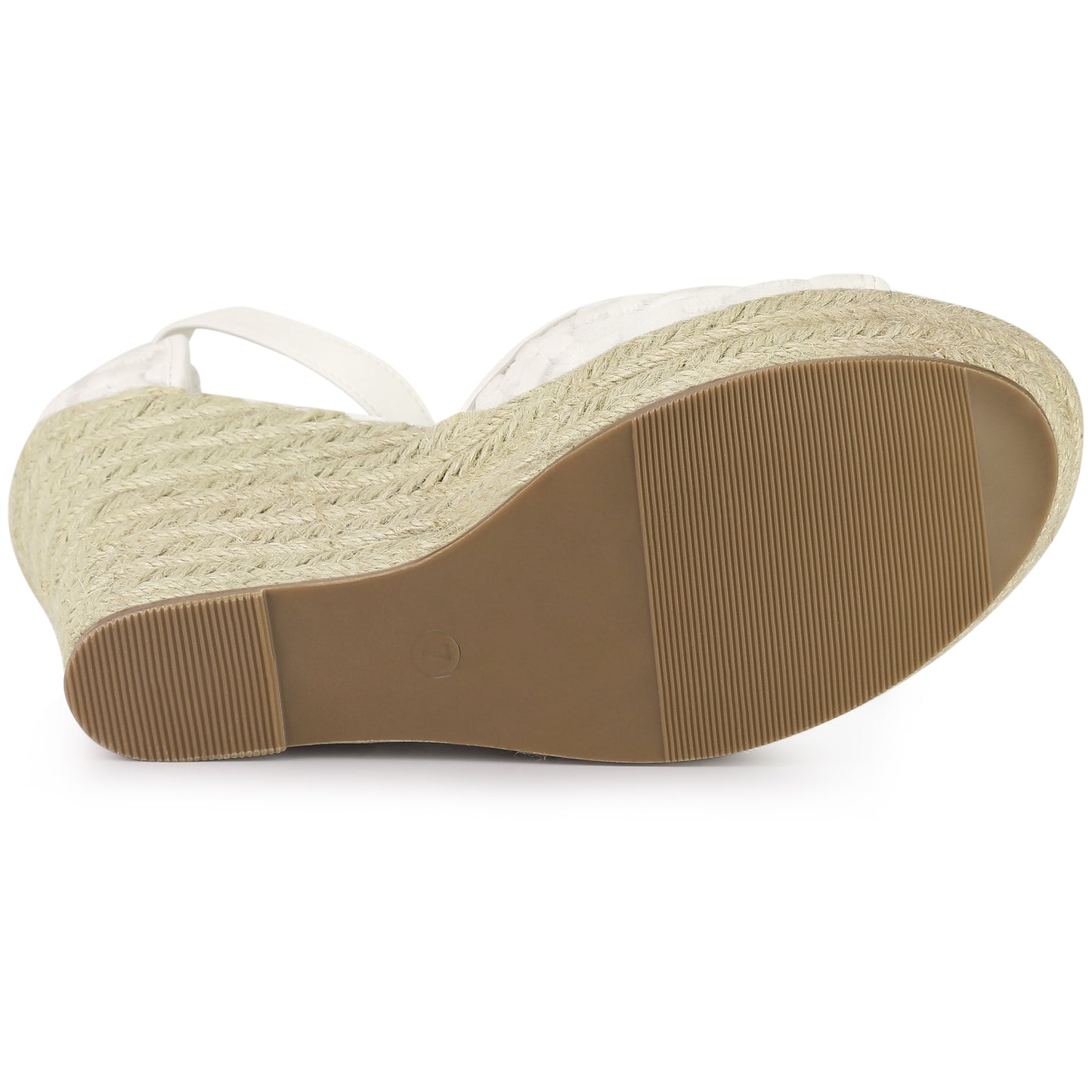 Women's Lace Platform Espadrilles Wedge Heels Sandals