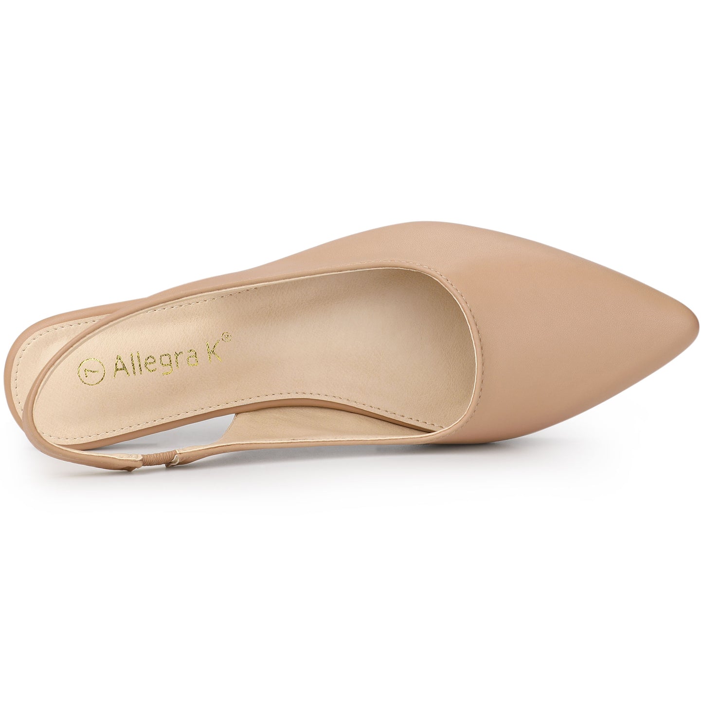 Women's Pointed Toe Pumps Slingback Flat Pumps