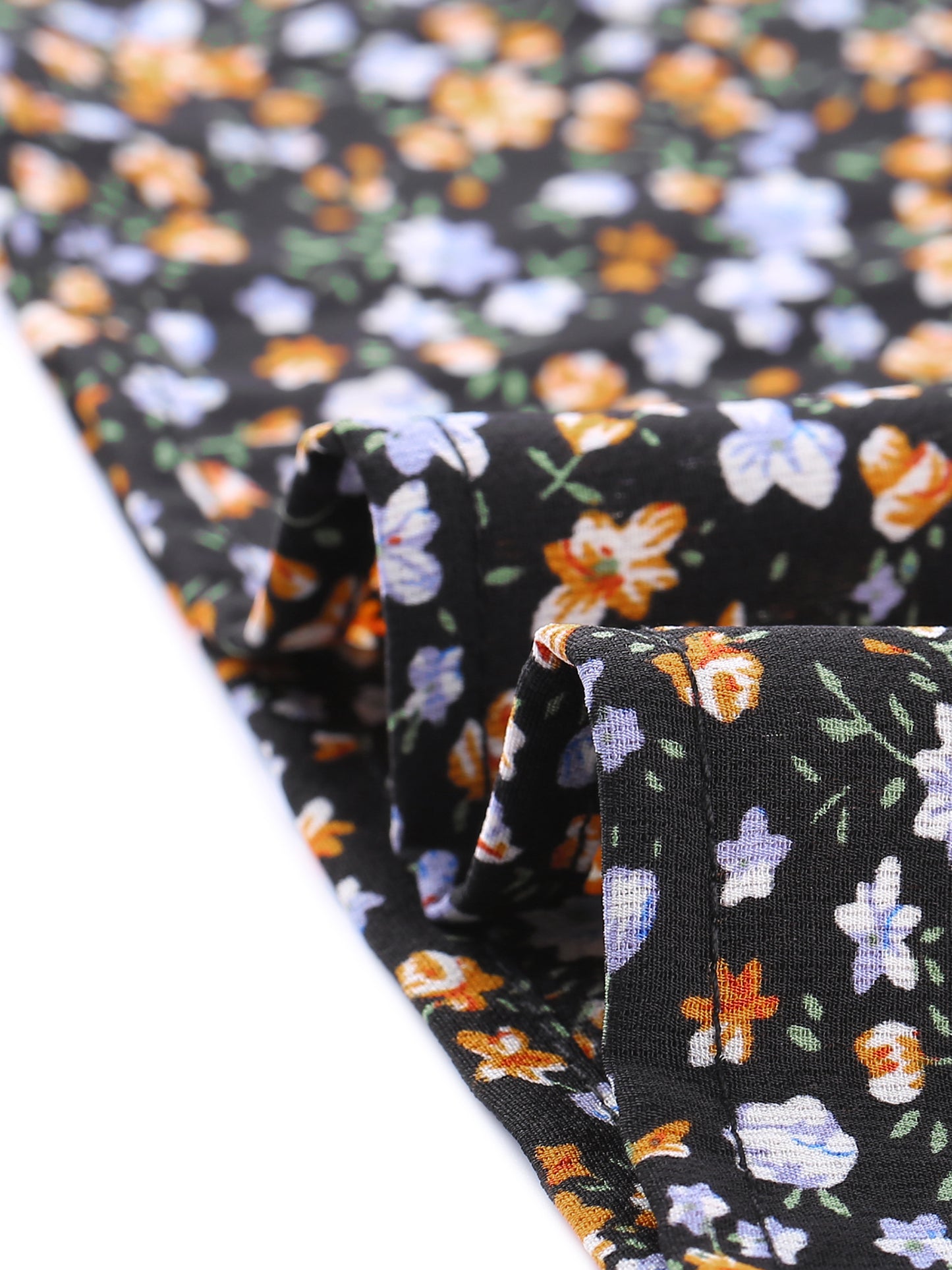 Women's Floral Chiffon Summer Flutter Sleeve Blouse