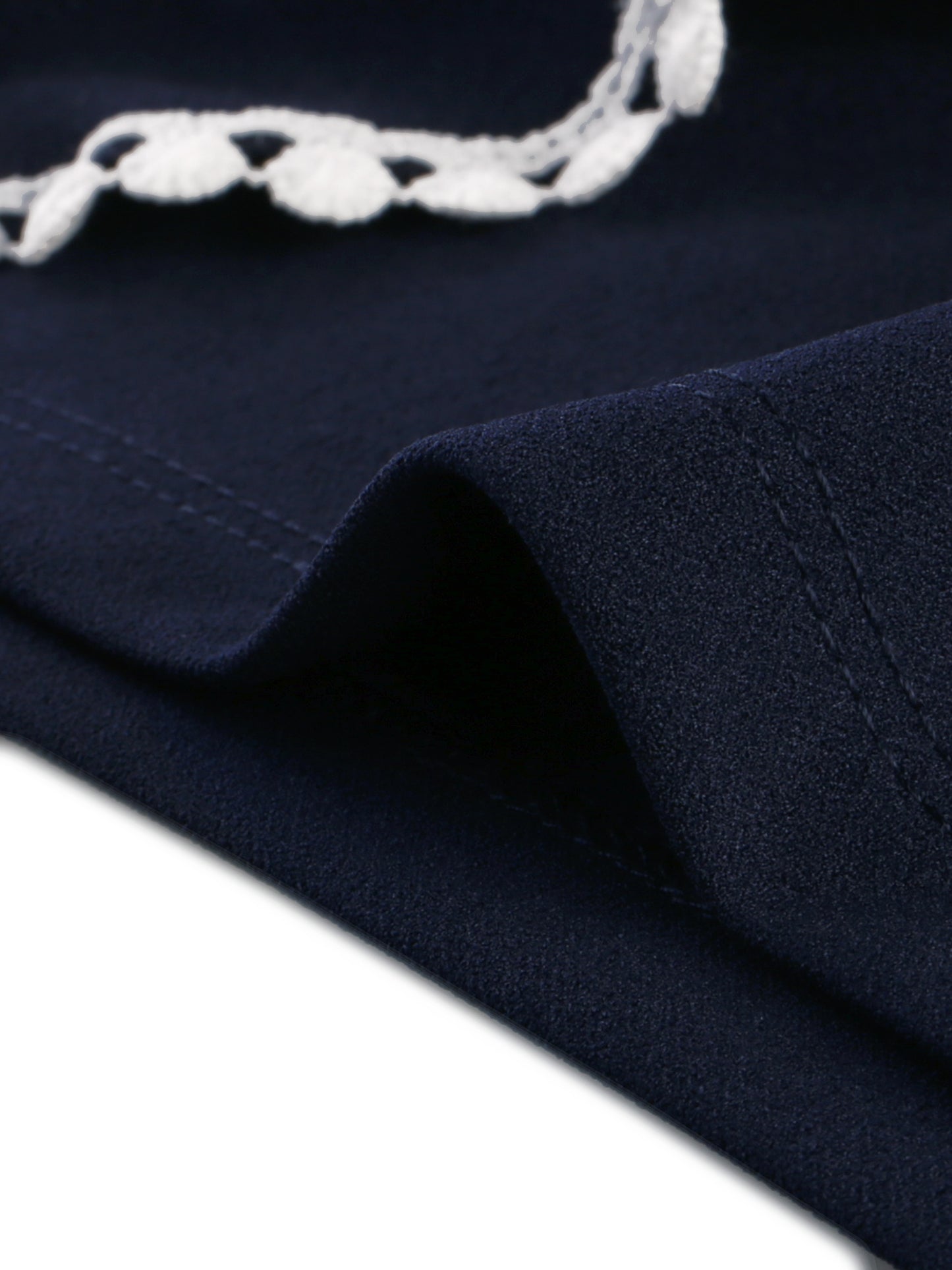 Falda tubo de cintura alta con volantes y abertura para oficina y trabajo para mujer