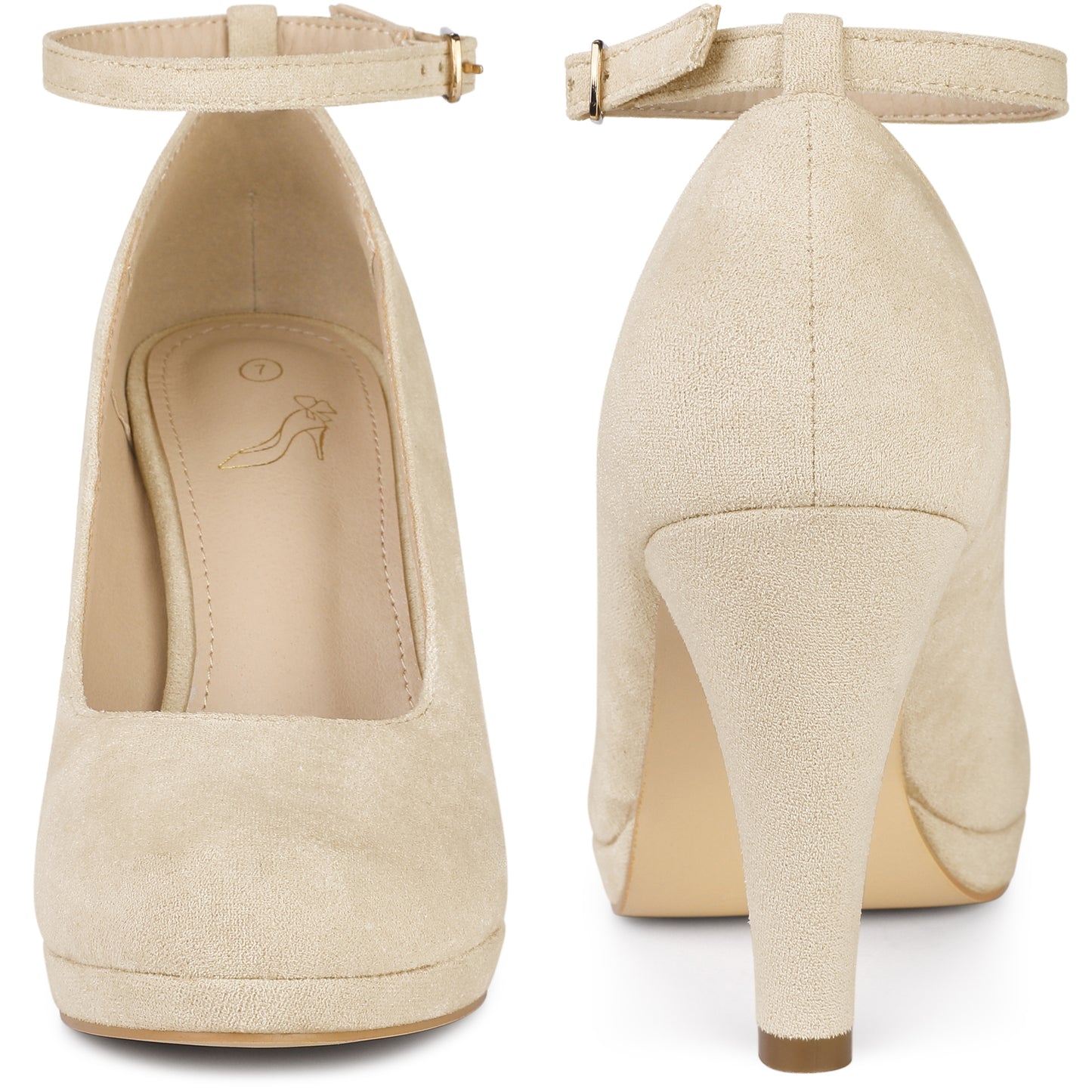 Zapatos Mary Jane para mujer con tacones de aguja y punta redonda