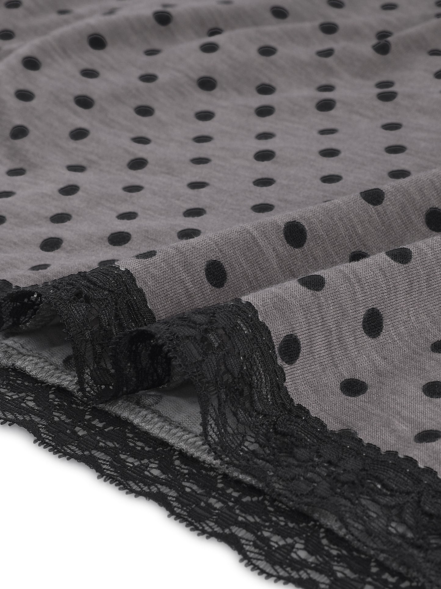 Camisón de talla grande para mujer, ropa de dormir, camisón de manga corta con ribete de encaje, vestido de pijama