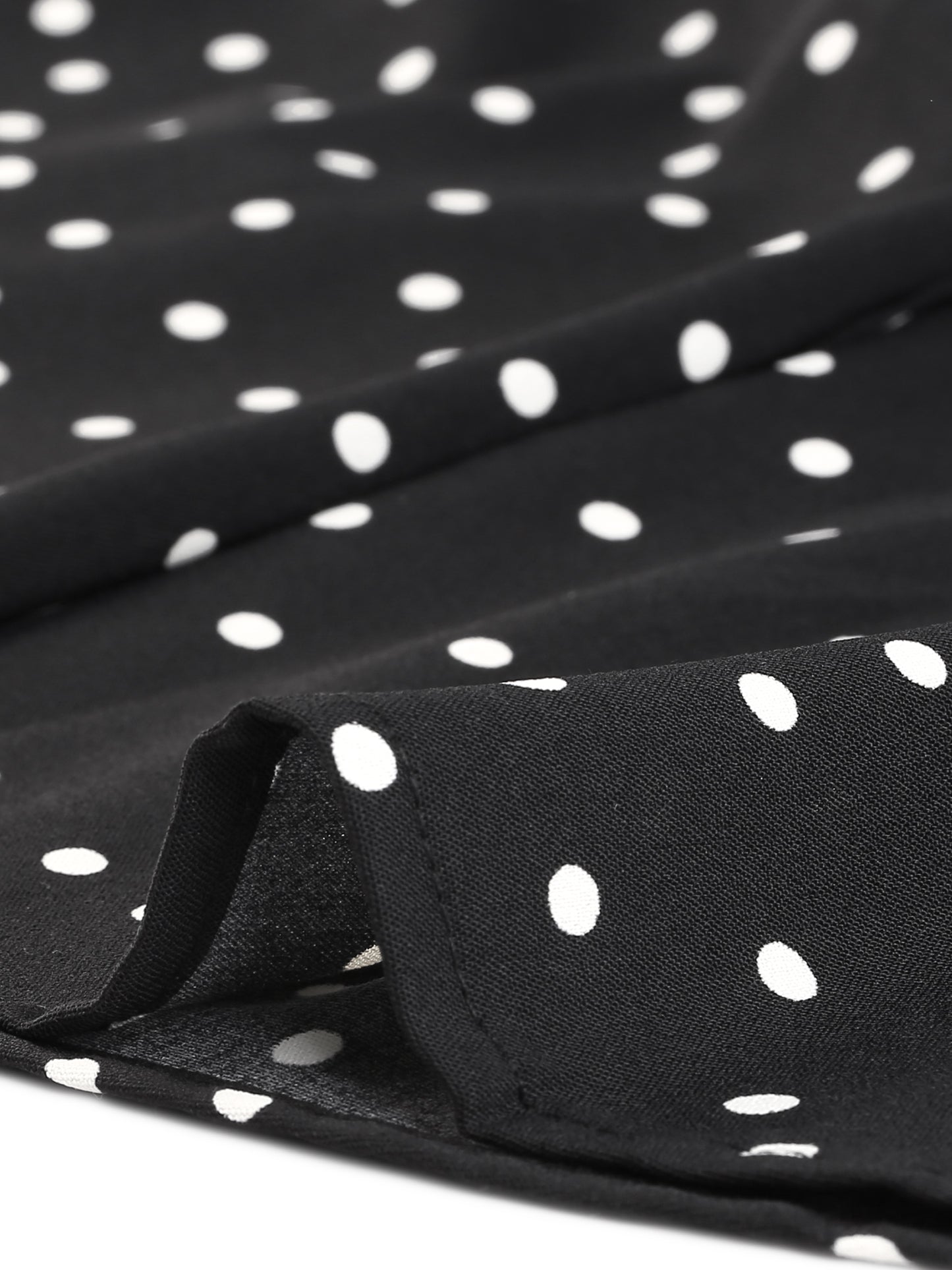 Women Plus Size Summer V Neck Wrap Short Sleeve Polka Dots Peplum Top
