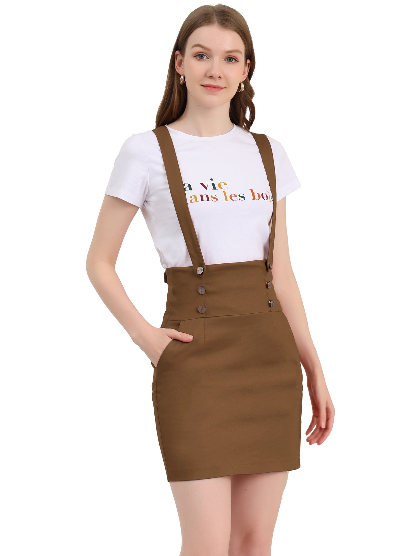 Mono de fiesta con tirantes de tubo y cintura alta para mujer, falda corta con tirantes ajustables