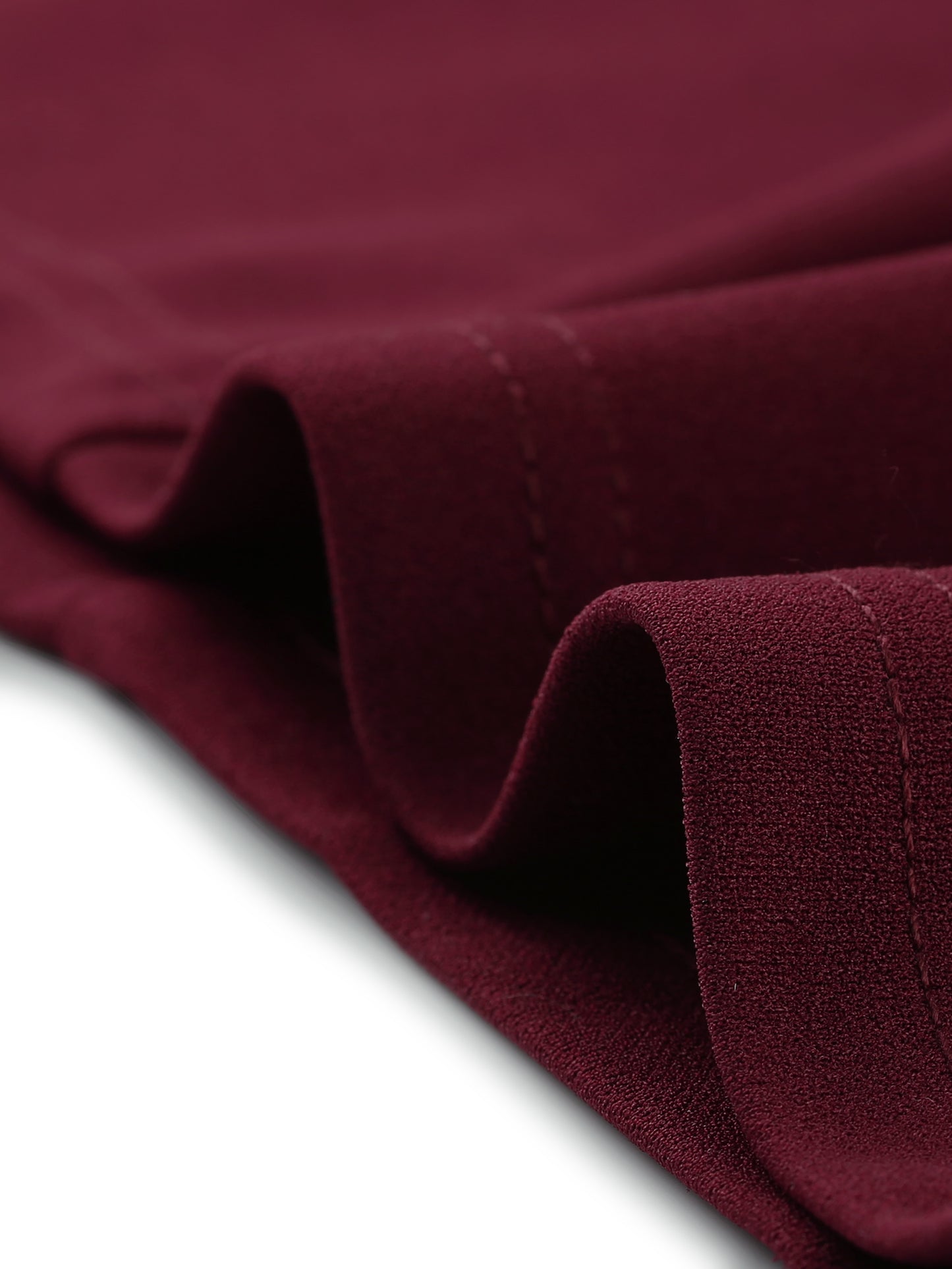 Women's Stretchy Ruched Knee Length Pencil Skirt