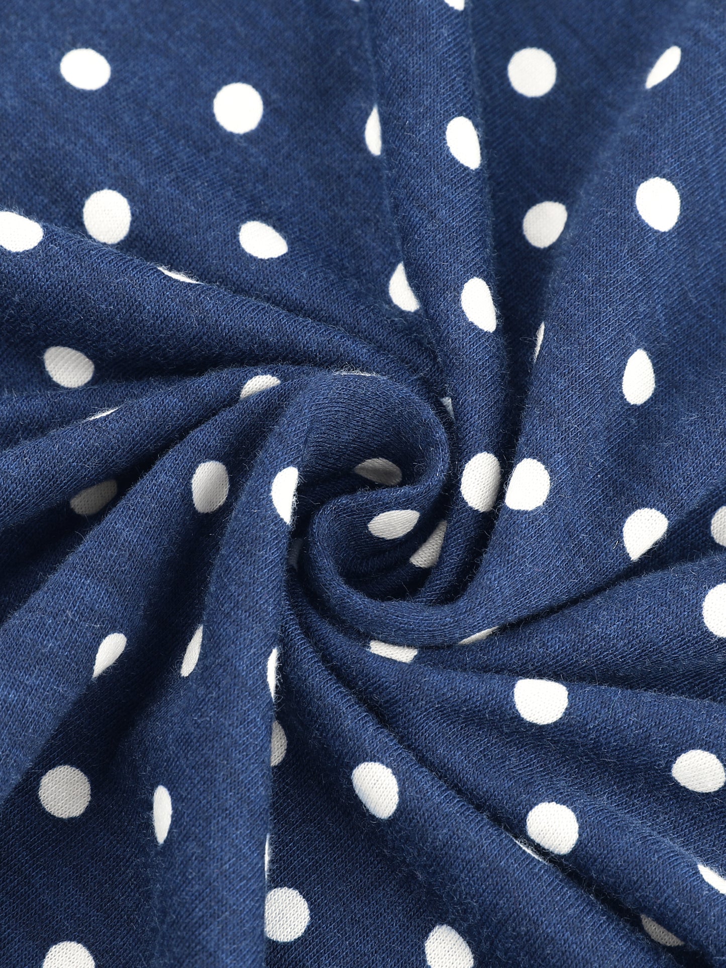 Camisón de talla grande para mujer, sin mangas, con lunares y dobladillo con volantes
