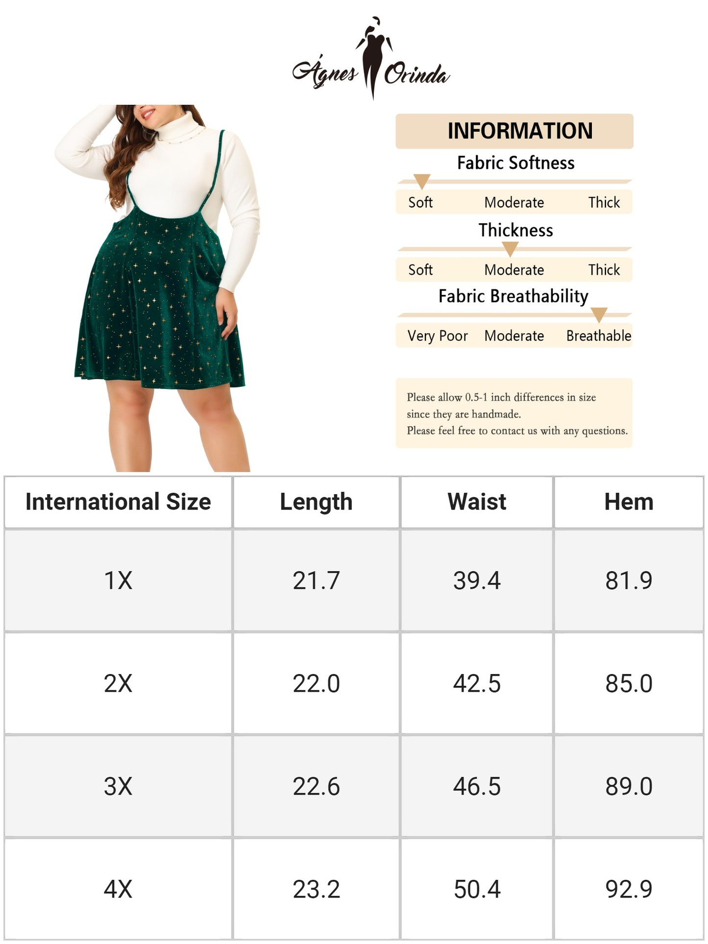 Women Plus Size Velvet Skater Skirts Flared Gilding Metallic Shiny Star Suspender Braces Skirt