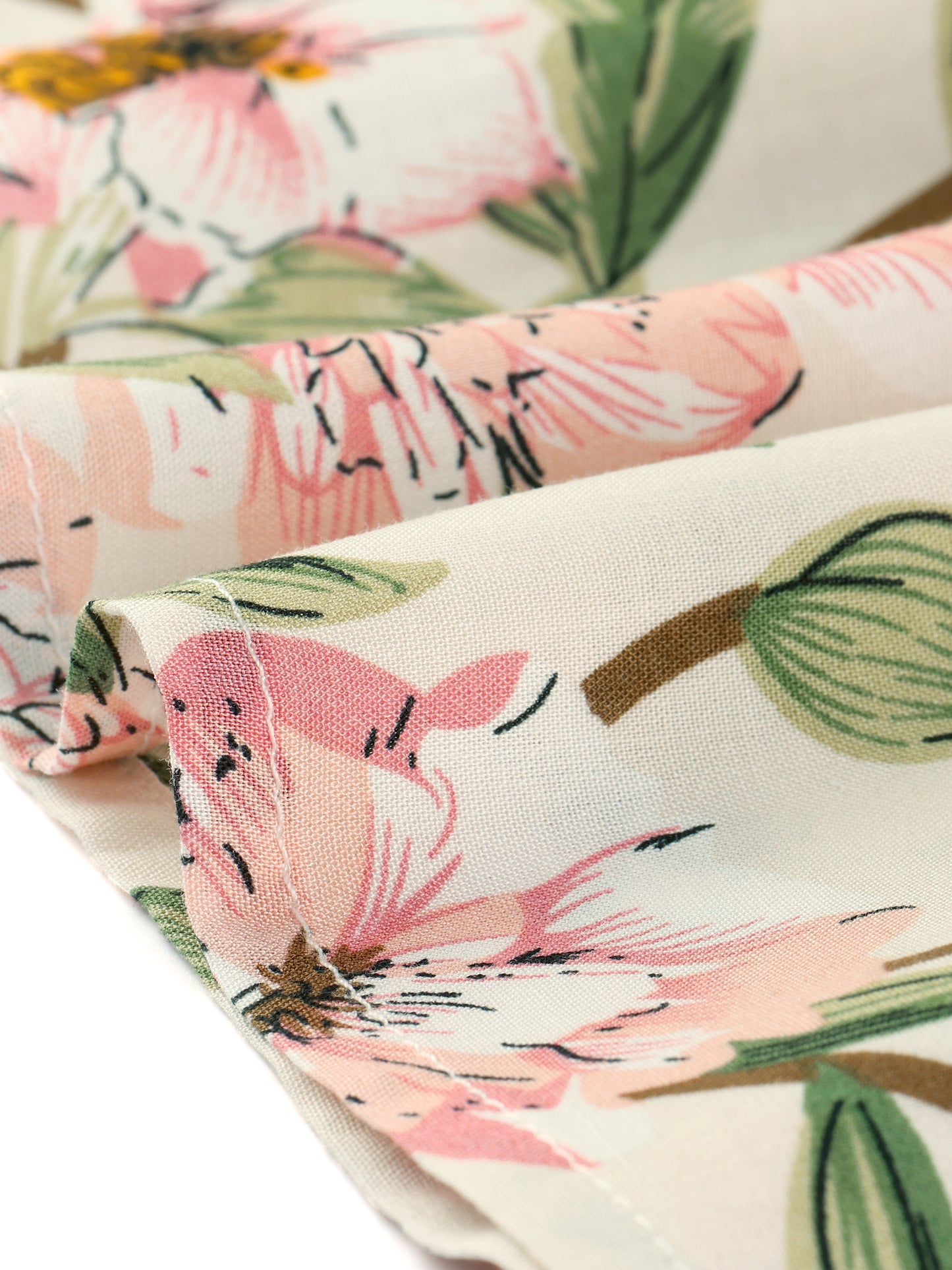 Falda floral para mujer con encaje, cordón elástico, falda midi escalonada