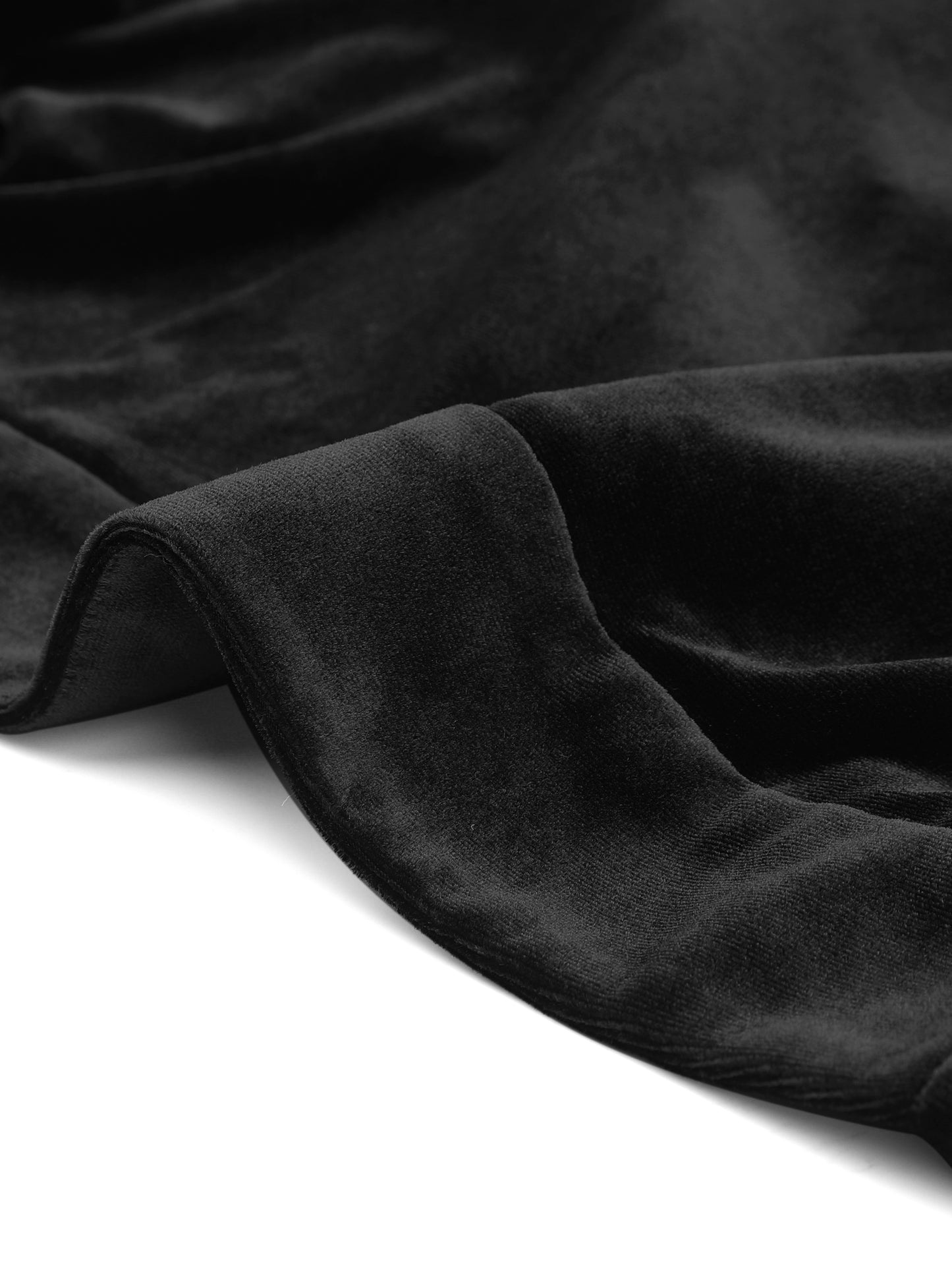 Women's Long Sleeve Velvet Shrug Cocktail Party Open Front Cropped Bolero Cardigan Top