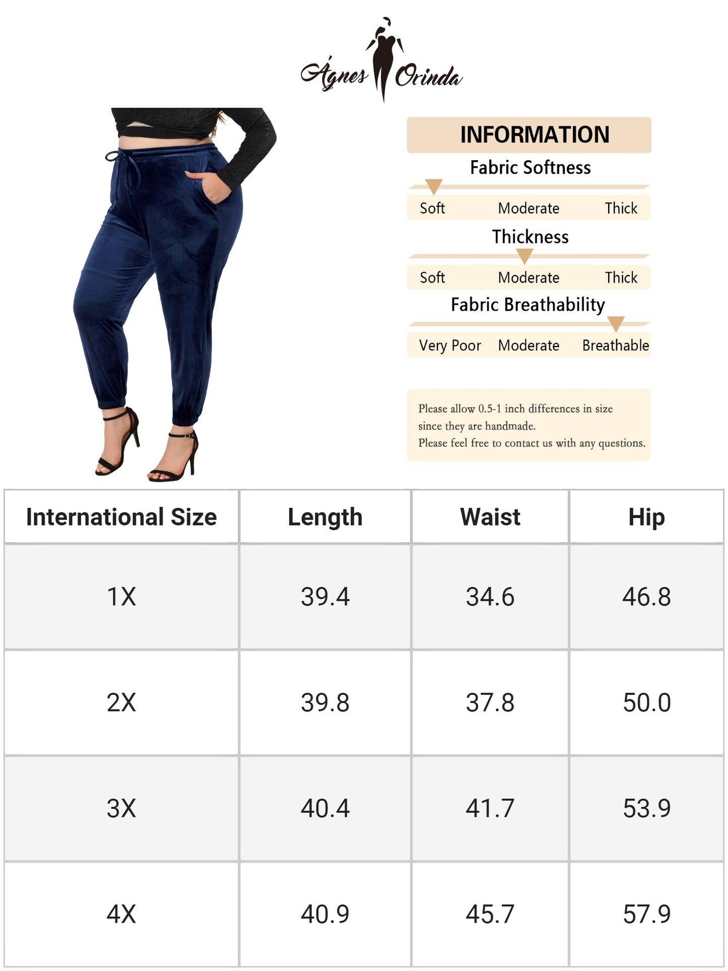 Women's Plus Size Velvet Pants Casual Elastic Lounge Sweatpants Jogger Long Pants
