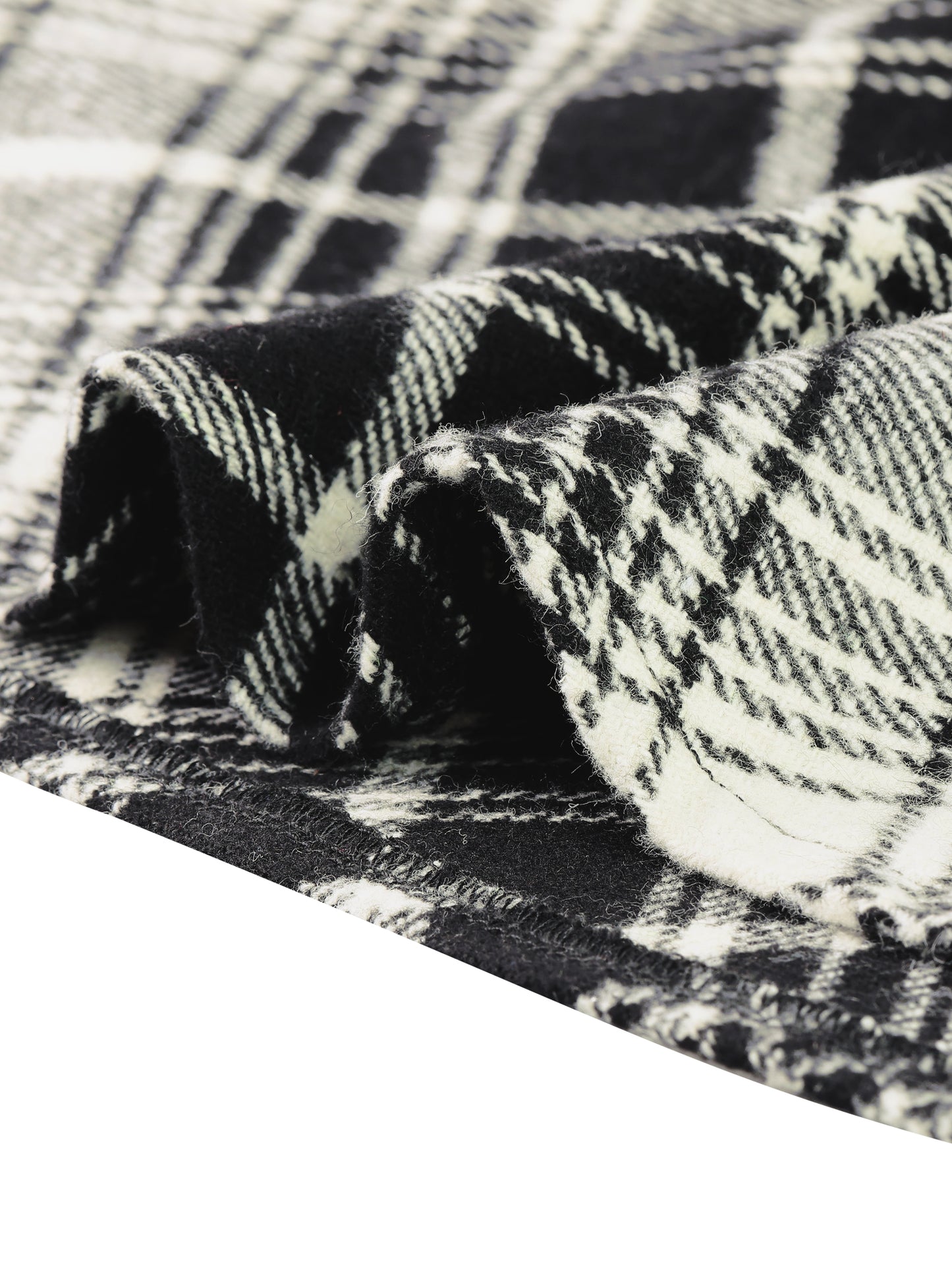 Women's Plaids Tartan Elastic Waist Knee Length A-Line Skirt