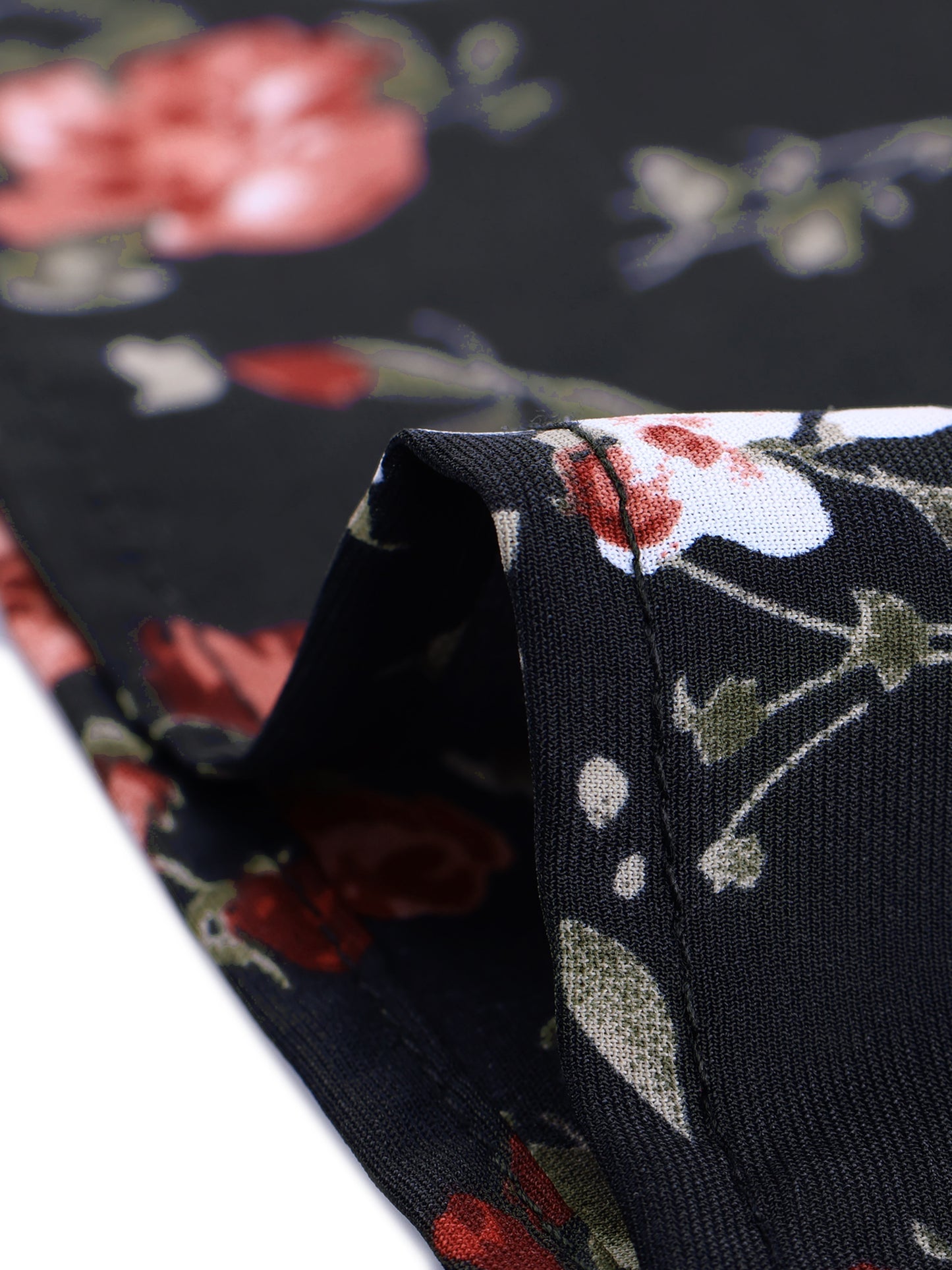 Falda cruzada midi bohemia de verano con cintura alta y estampado floral para mujer