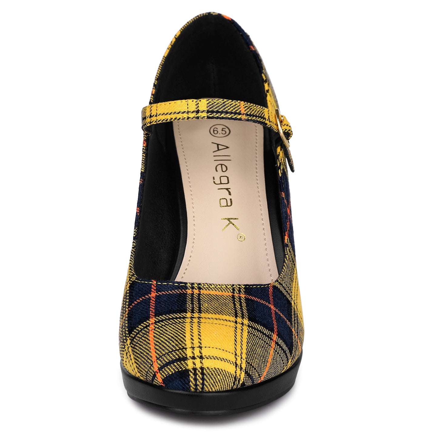 Zapatos Mary Jane con plataforma y tacón de aguja de pata de gallo para mujer