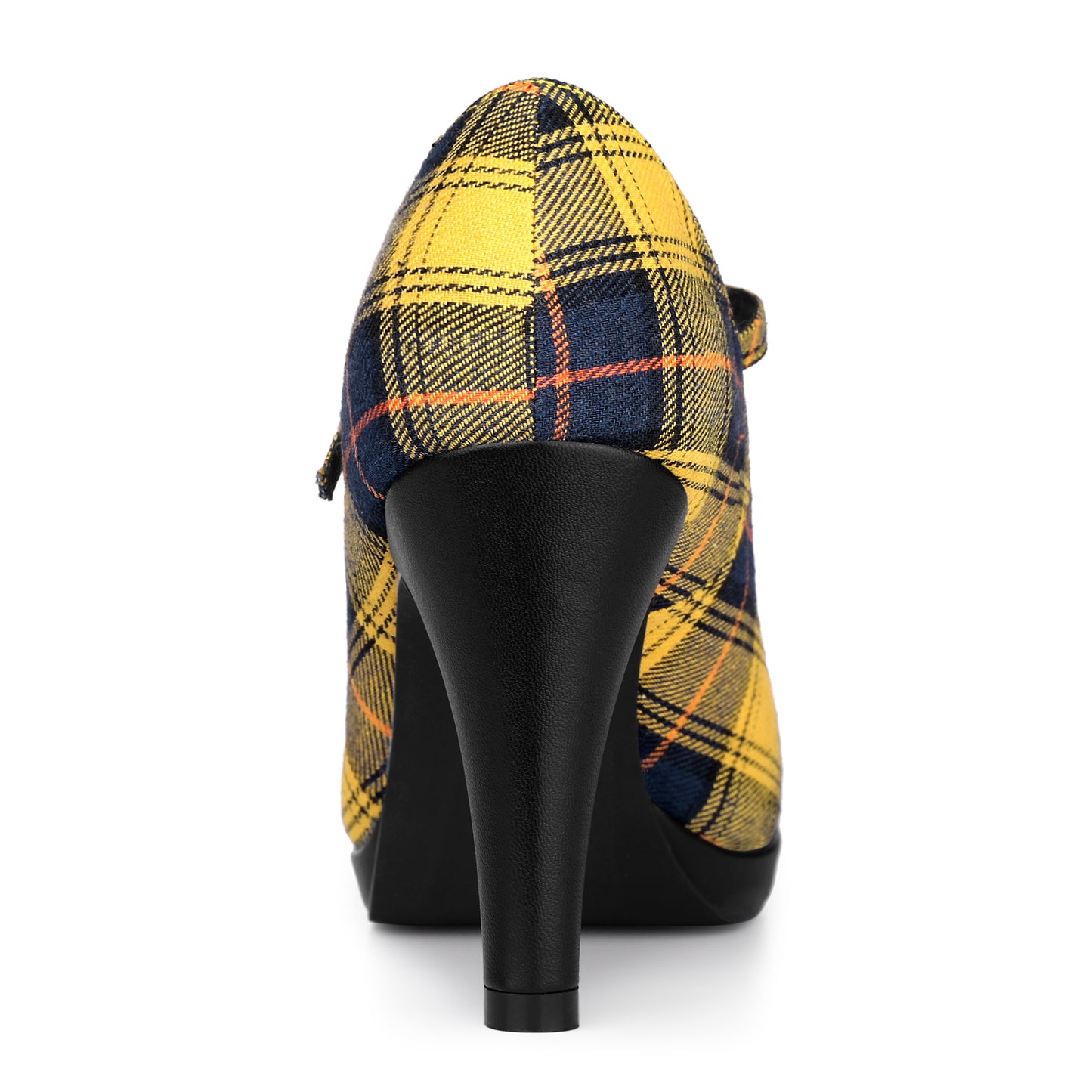 Zapatos Mary Jane con plataforma y tacón de aguja de pata de gallo para mujer