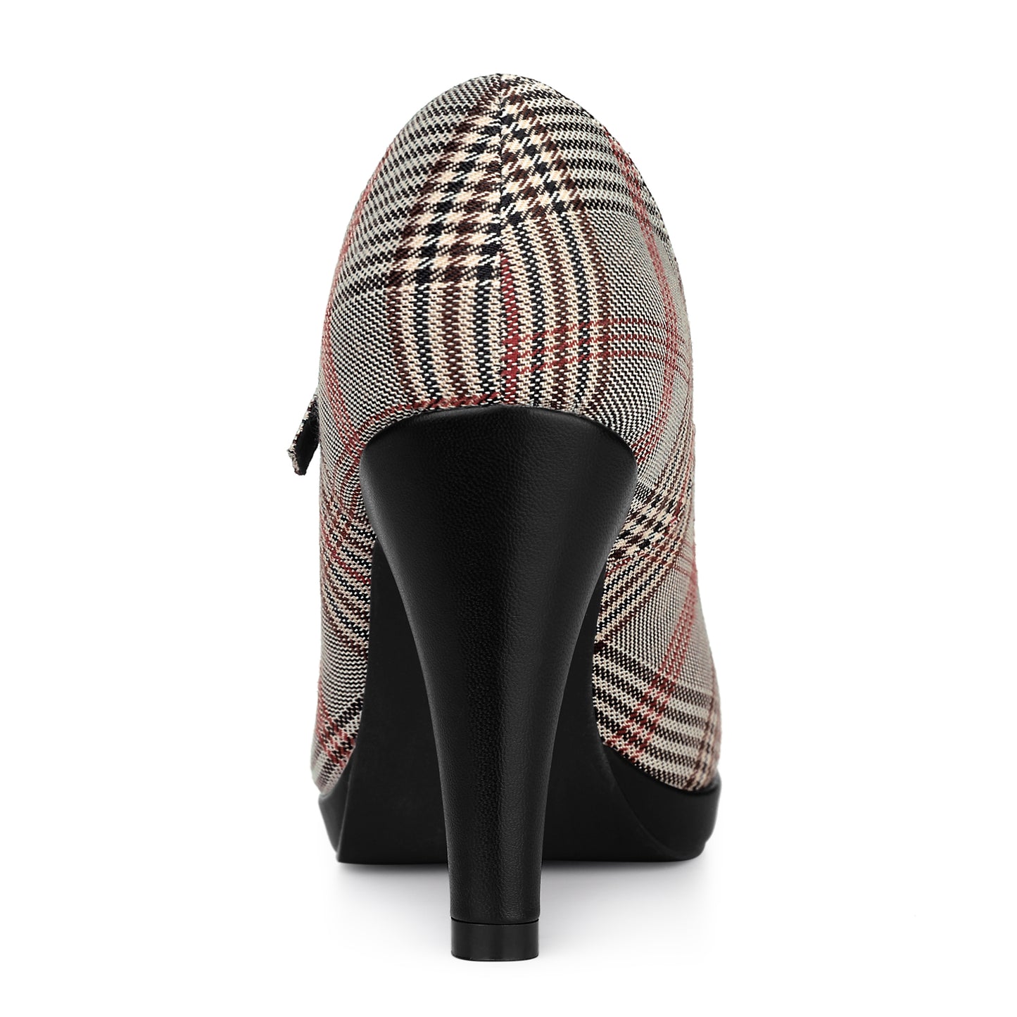 Zapatos Mary Jane con plataforma y tacón de aguja de pata de gallo para mujer