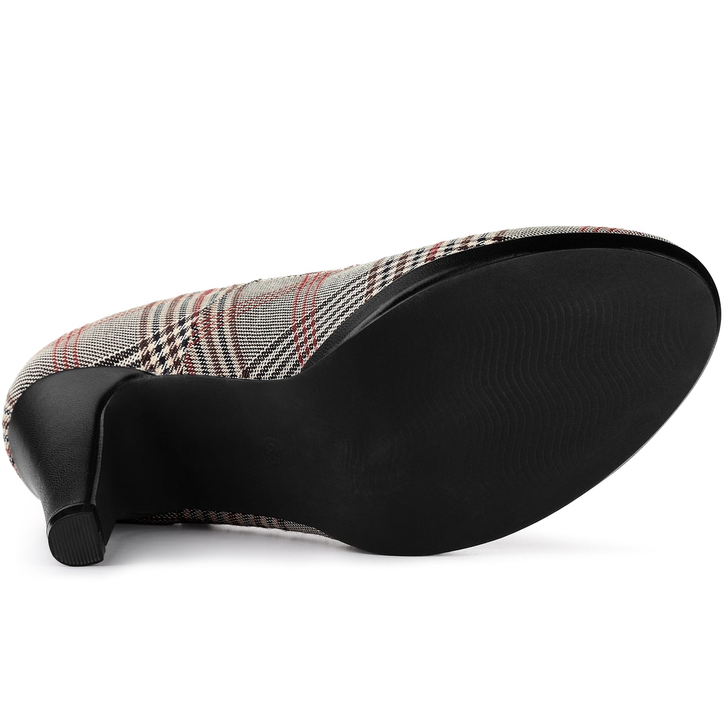 Zapatos Mary Jane con plataforma y tacón de aguja de pata de gallo para mujer