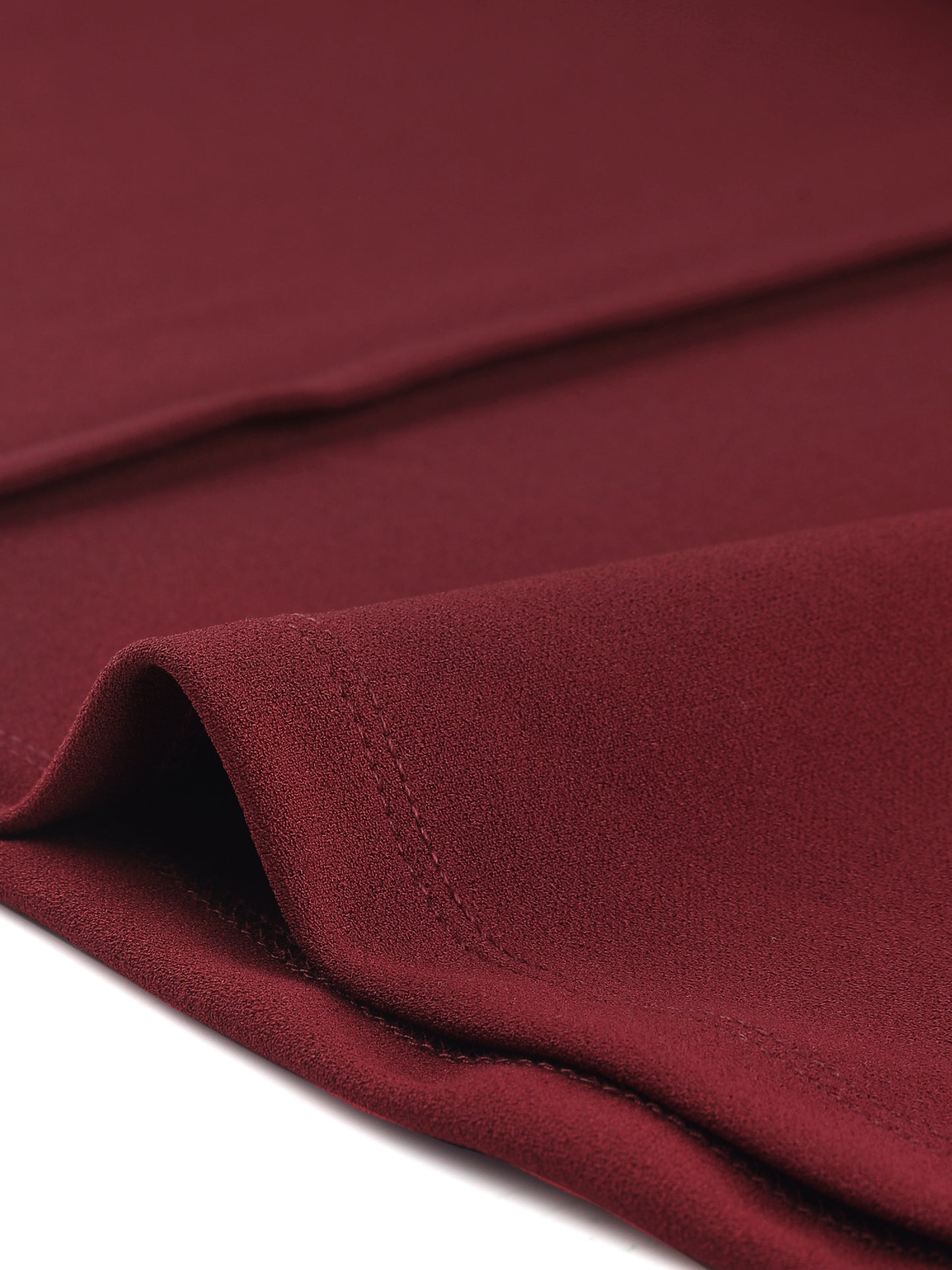 Faldas retro de cintura alta para mujer, color liso, plisadas por debajo de la rodilla, acampanadas