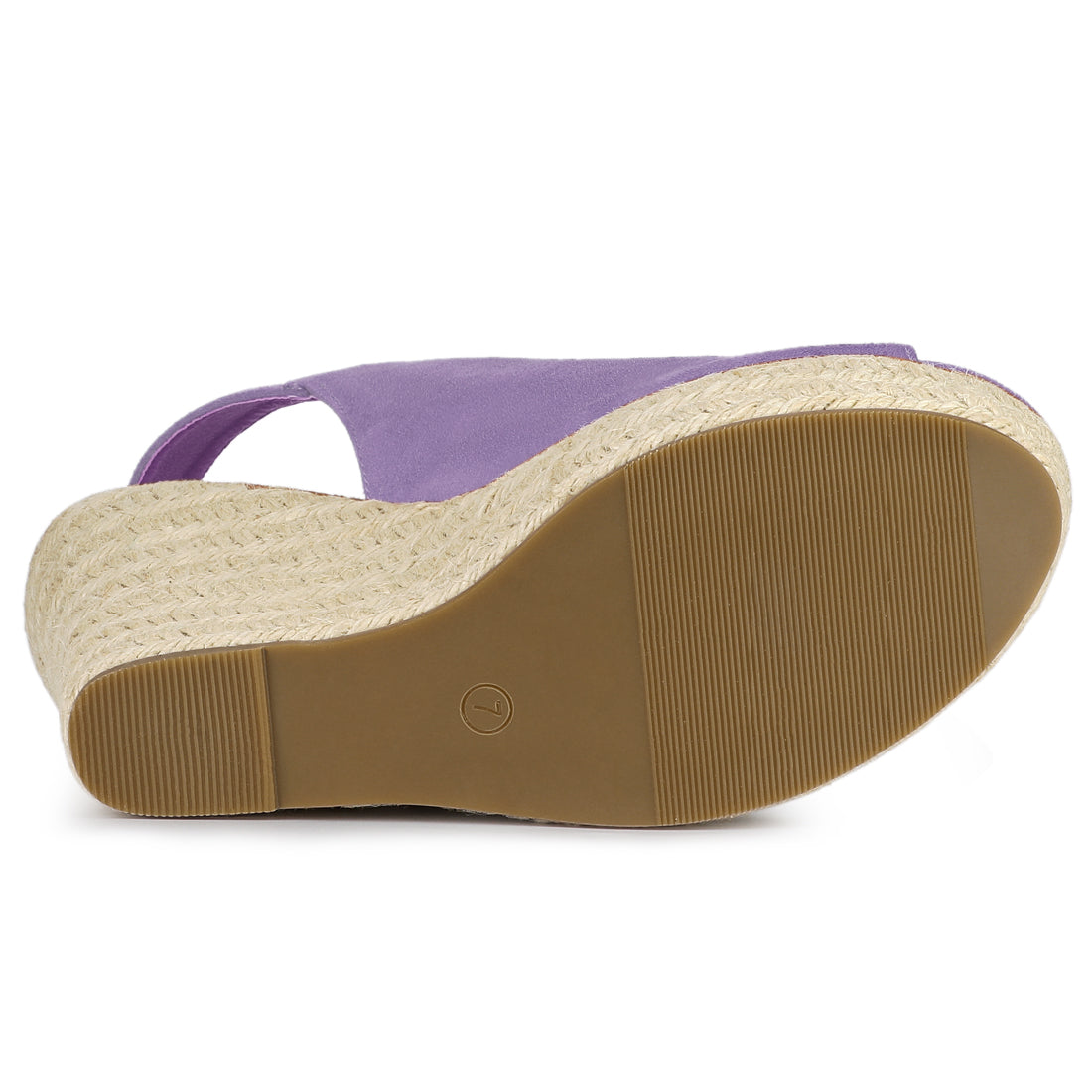Sandalias de cuña con plataforma y tacón de alpargatas para mujer