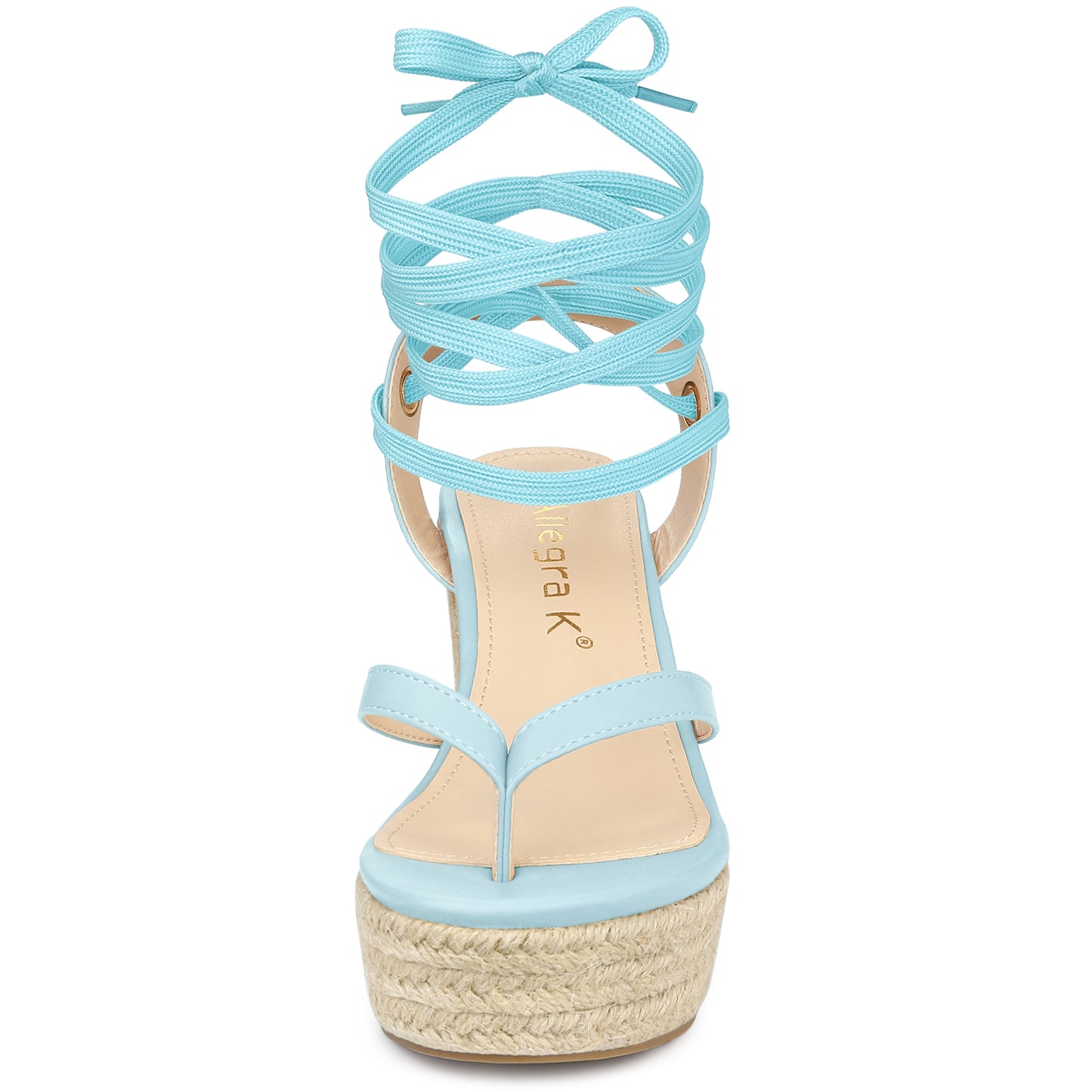 Women's Platform Strappy Slingback Flip Flops Wedge Sandals