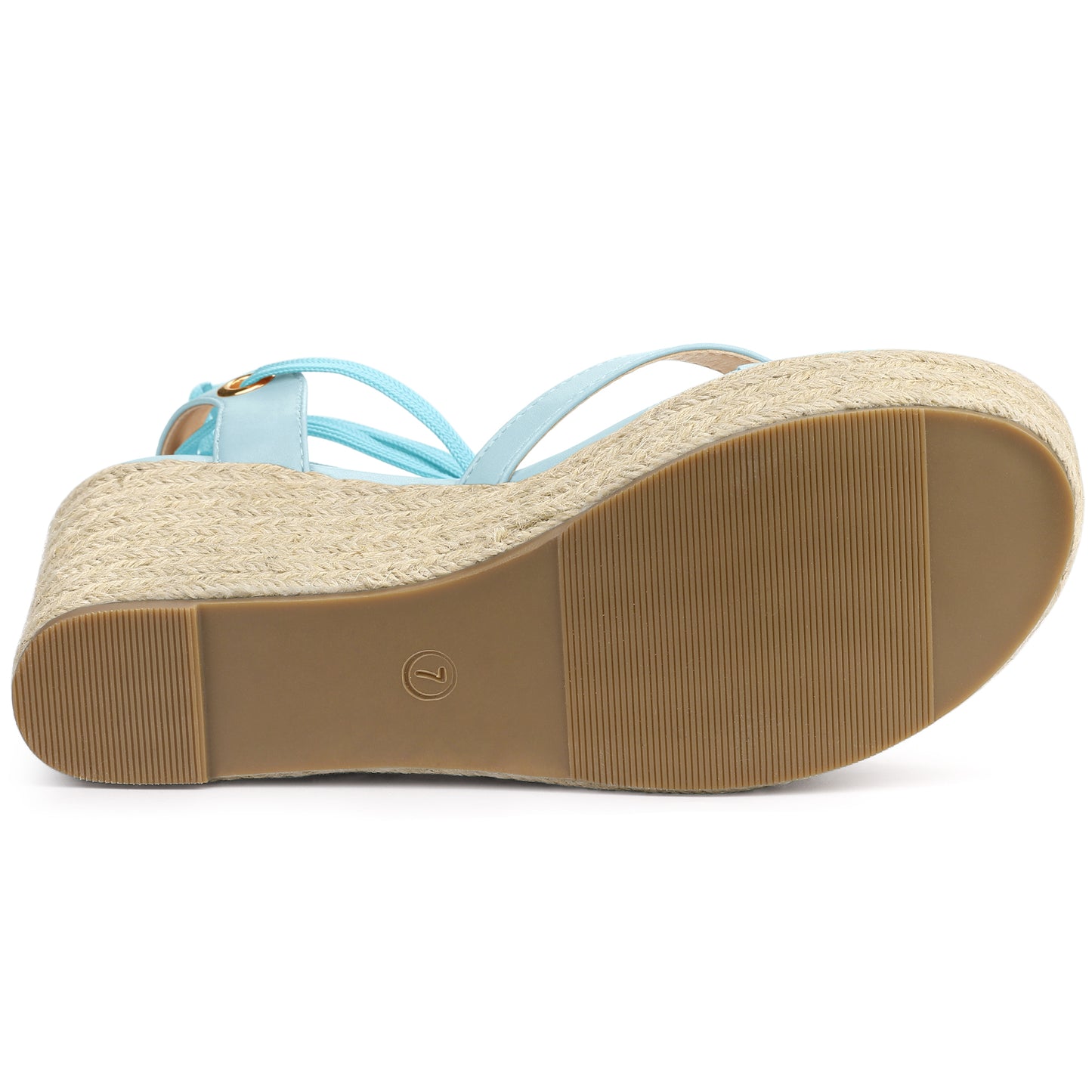 Women's Platform Strappy Slingback Flip Flops Wedge Sandals