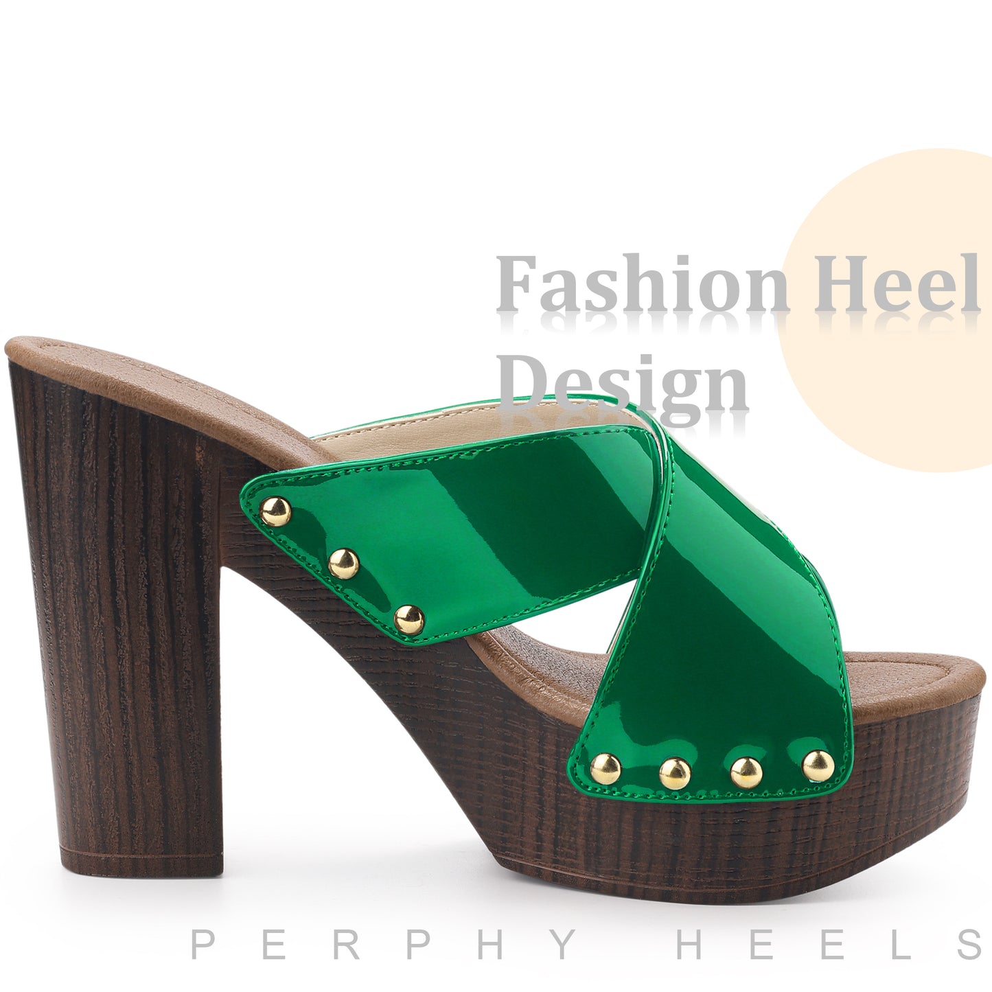 Sandalias de plataforma con tiras cruzadas y tacones gruesos para mujer