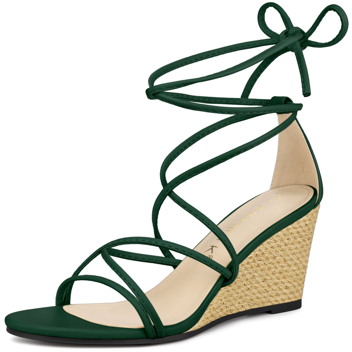 Women's Lace Up Strappy Wedge Heels Sandals