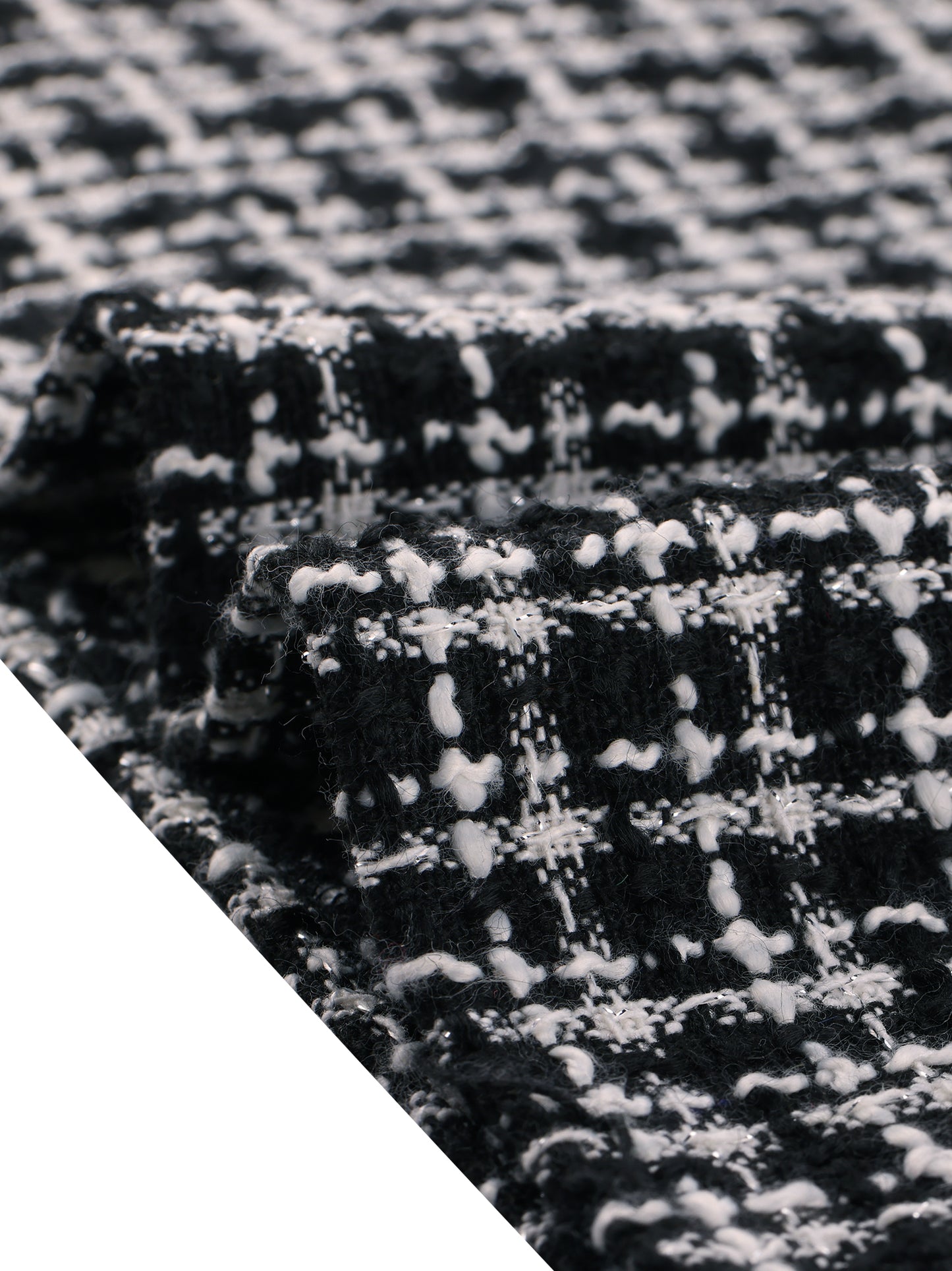 Vestido de tweed para mujer con tirantes y cintura alta, falda a cuadros con tirantes