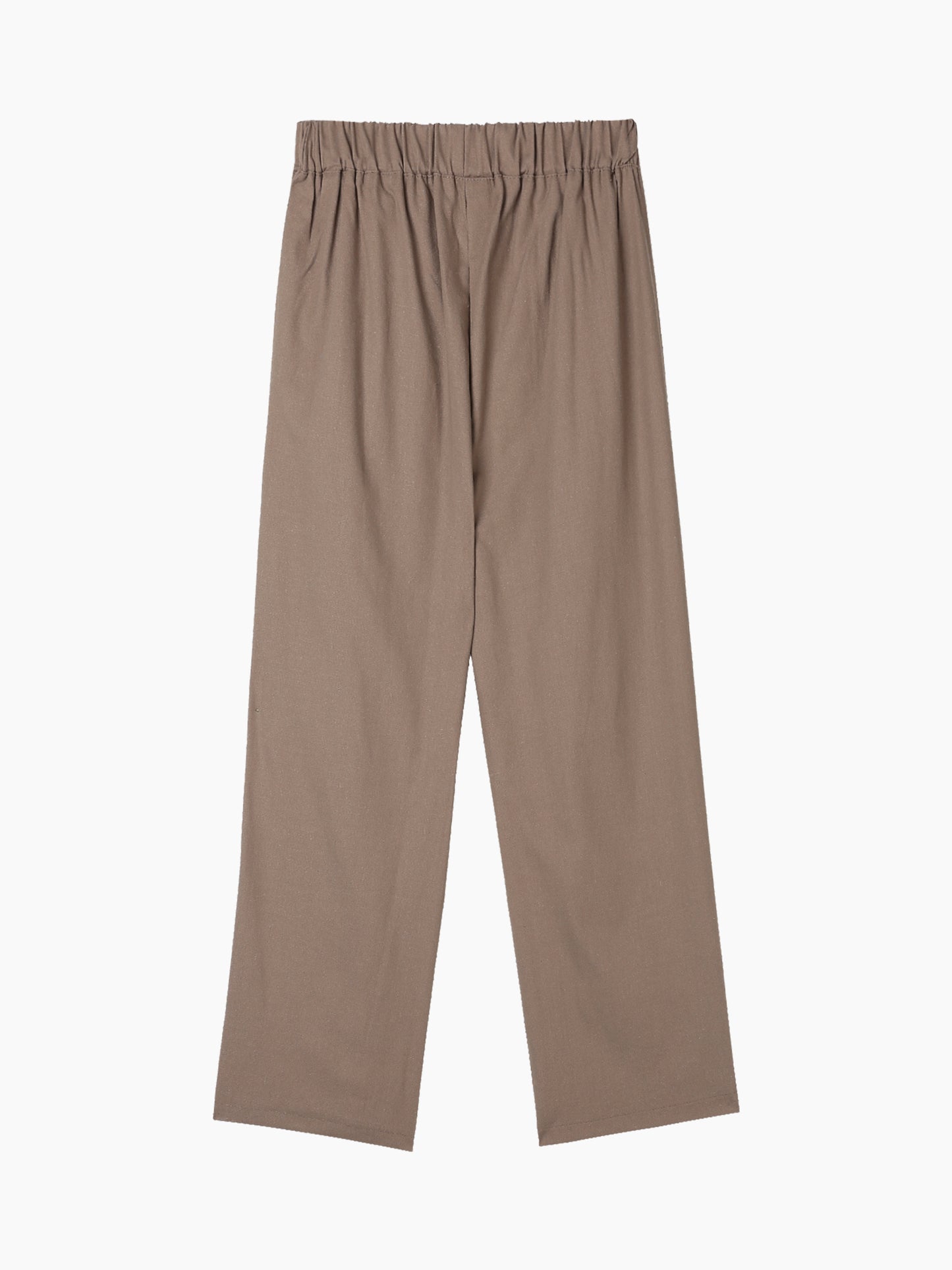 Women's Casual Linen Loose Ankle Side Slit Wide-Leg Culottes