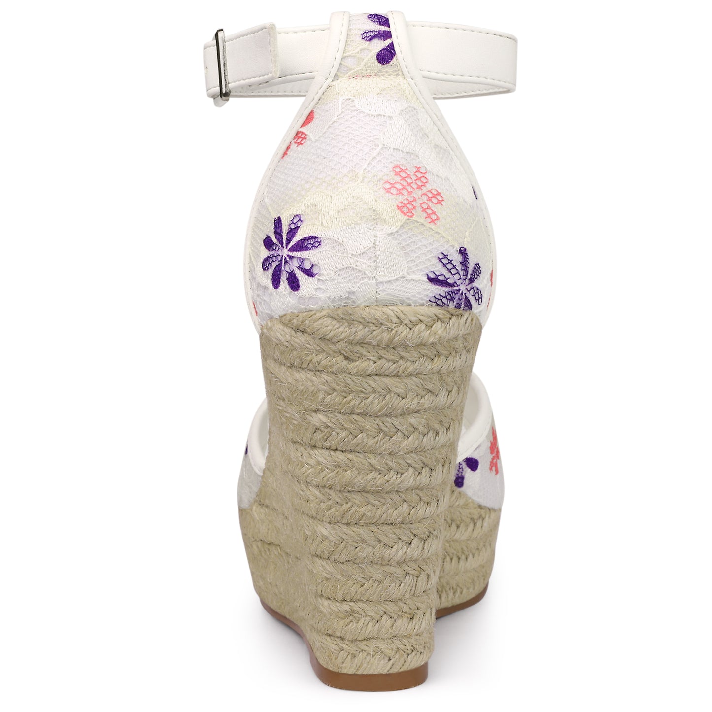 Women's Lace Platform Espadrilles Wedge Heels Sandals
