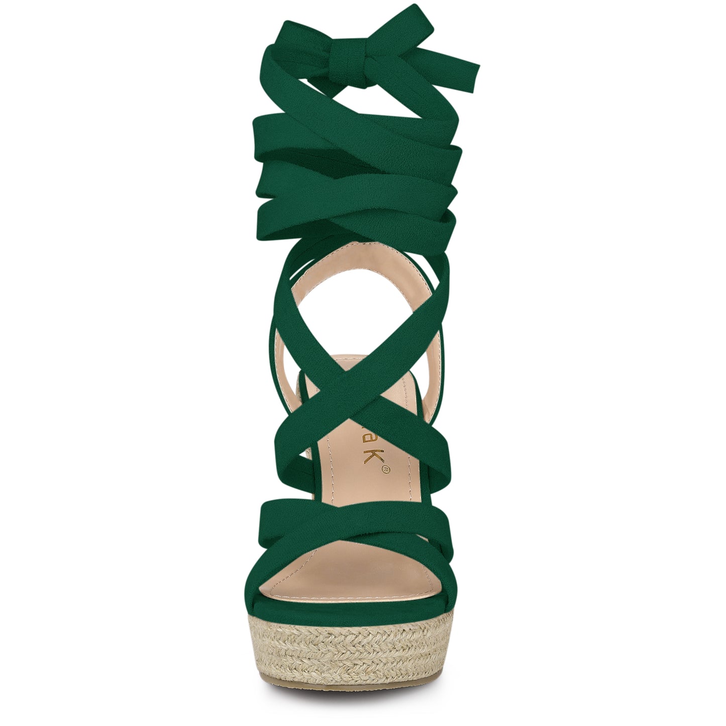 Women's Espadrilles Platform Heels Lace Up Wedge Sandals
