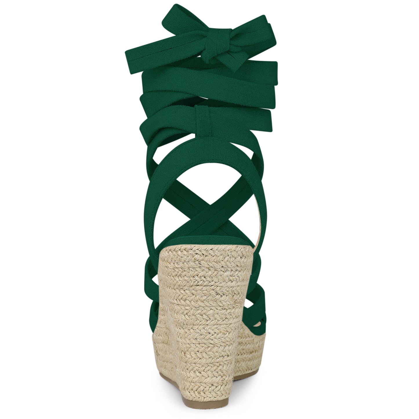 Women's Espadrilles Platform Heels Lace Up Wedge Sandals