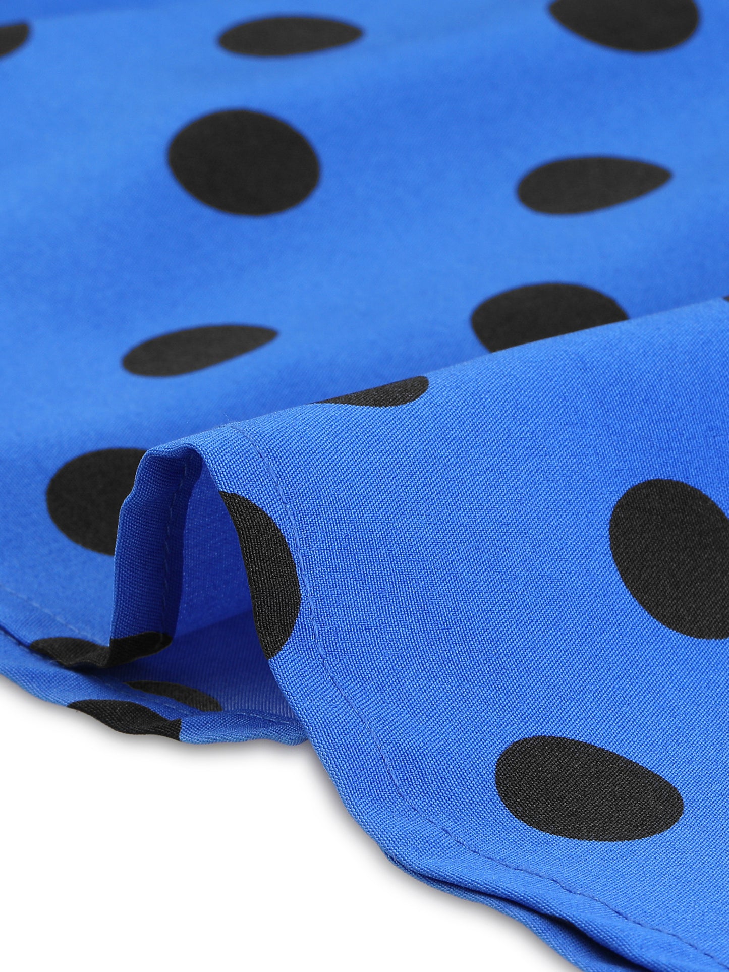 Women's Retro Suspender Skirt 1950s Polka Dots Flowy Midi Skirts