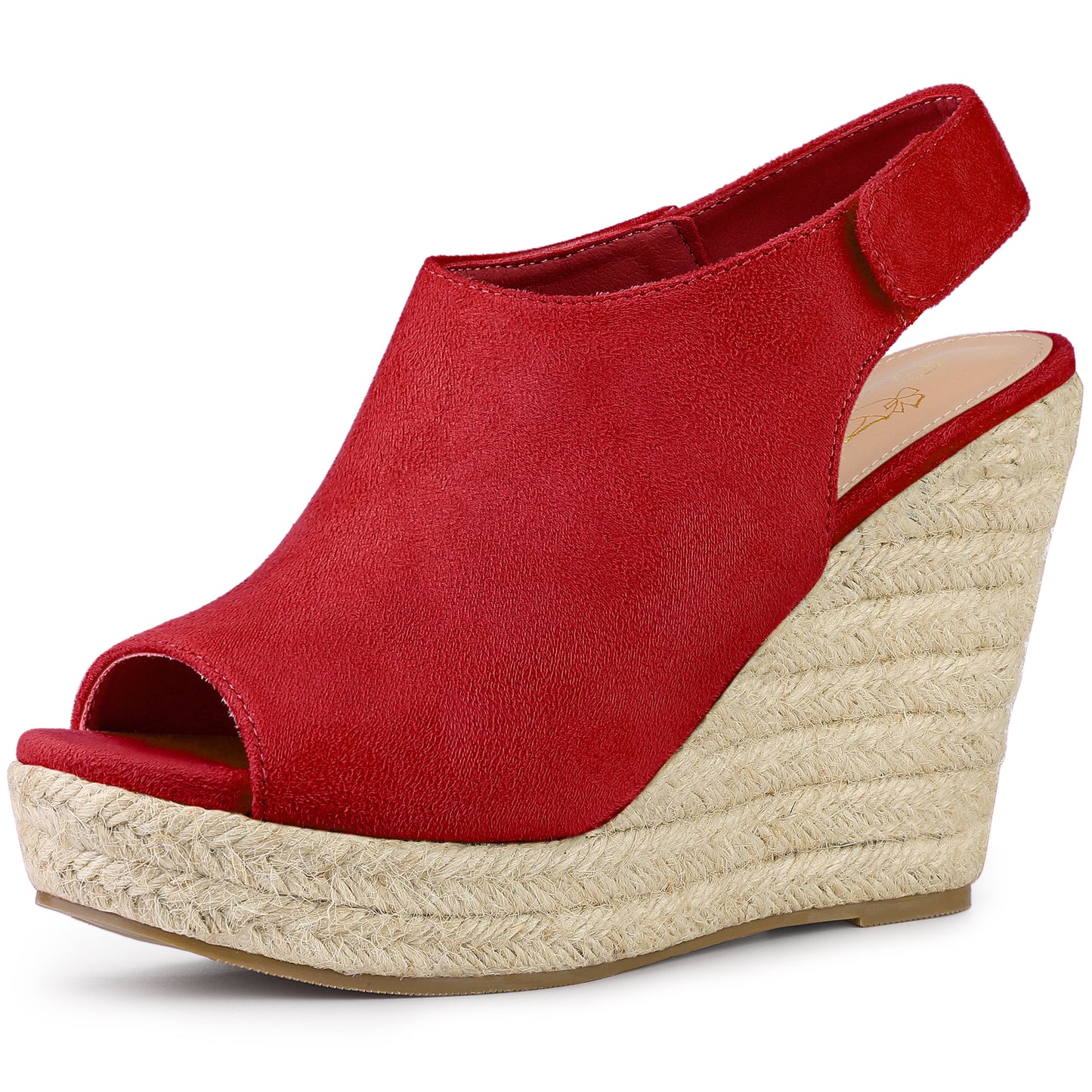 Sandalias de cuña con plataforma y tacón para mujer