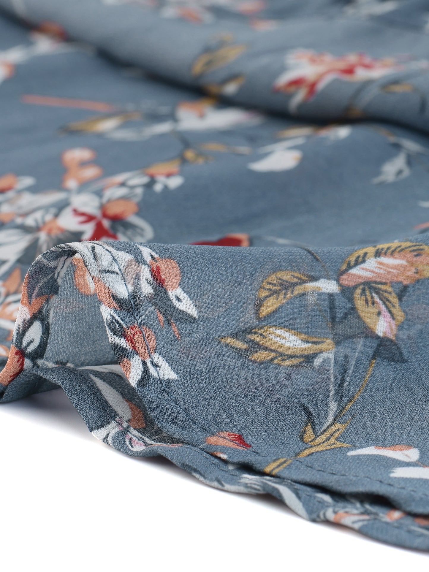 Women's Printed Skirt Summer Chiffon Ruffle Tiered Flowy Midi Skirt