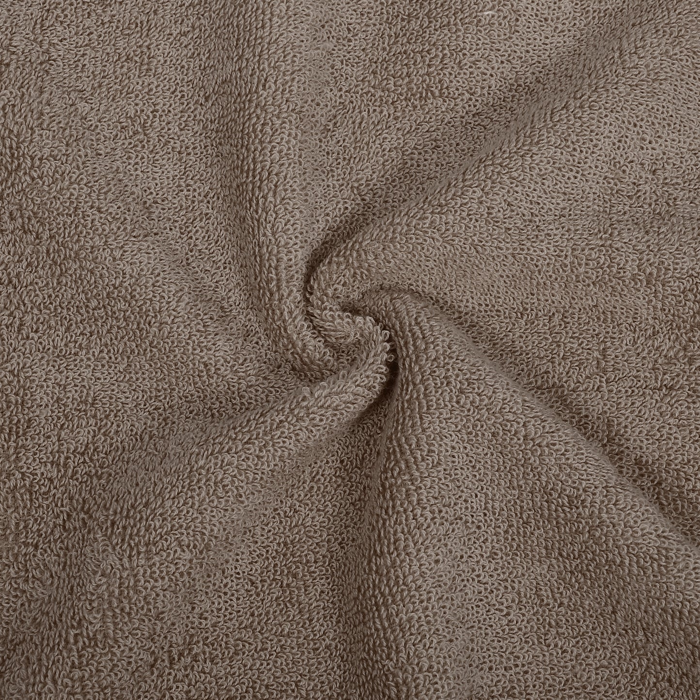 3 Pcs Cotton Bath Towel, Soft Absorbent Classic Towels Set, Coffee Color