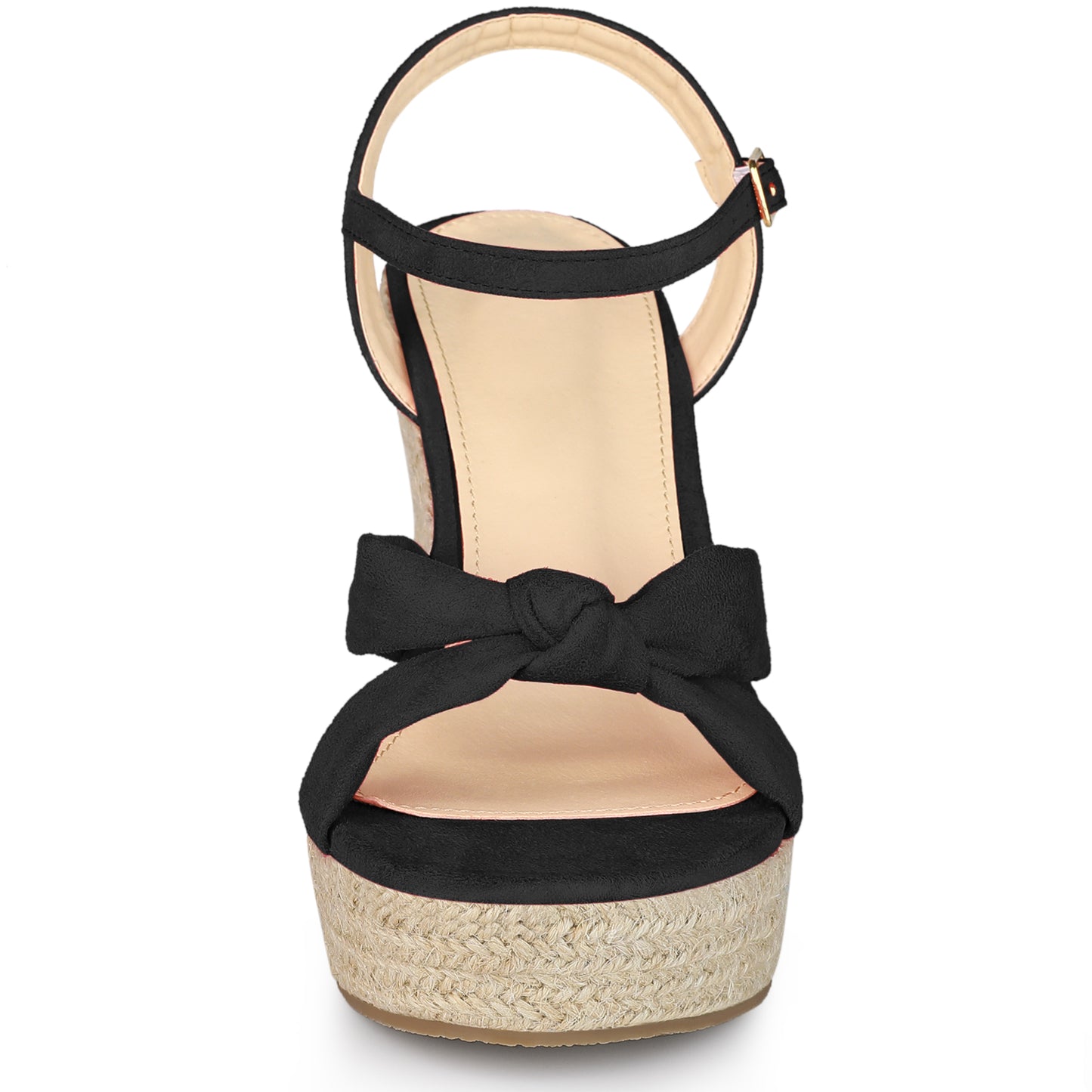 Sandalias de plataforma con tacón de cuña y alpargatas para mujer