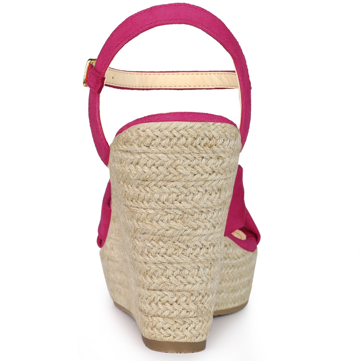 Sandalias de plataforma con tacón de cuña y alpargatas para mujer