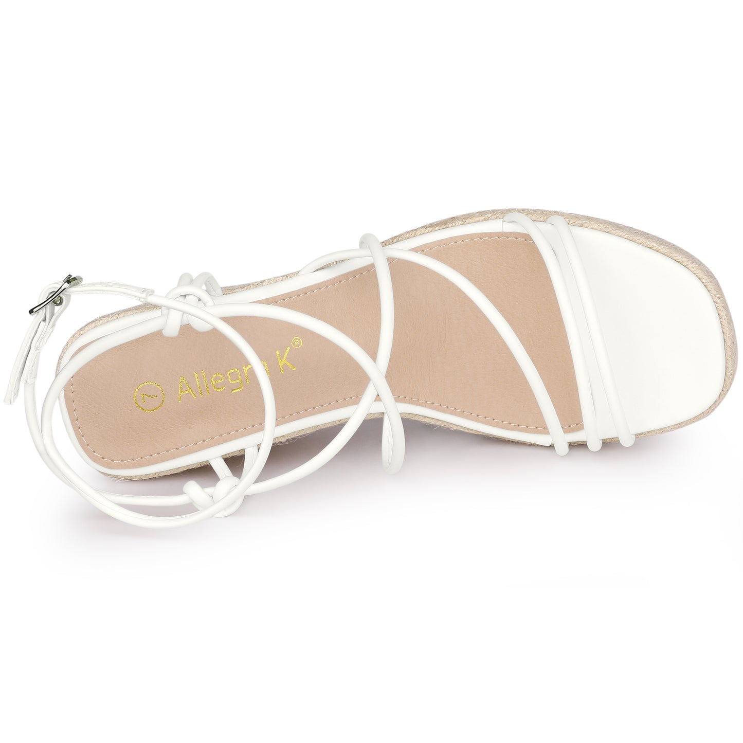 Women's Platform Strappy Wedges Heel Espadrille Wedge Sandals