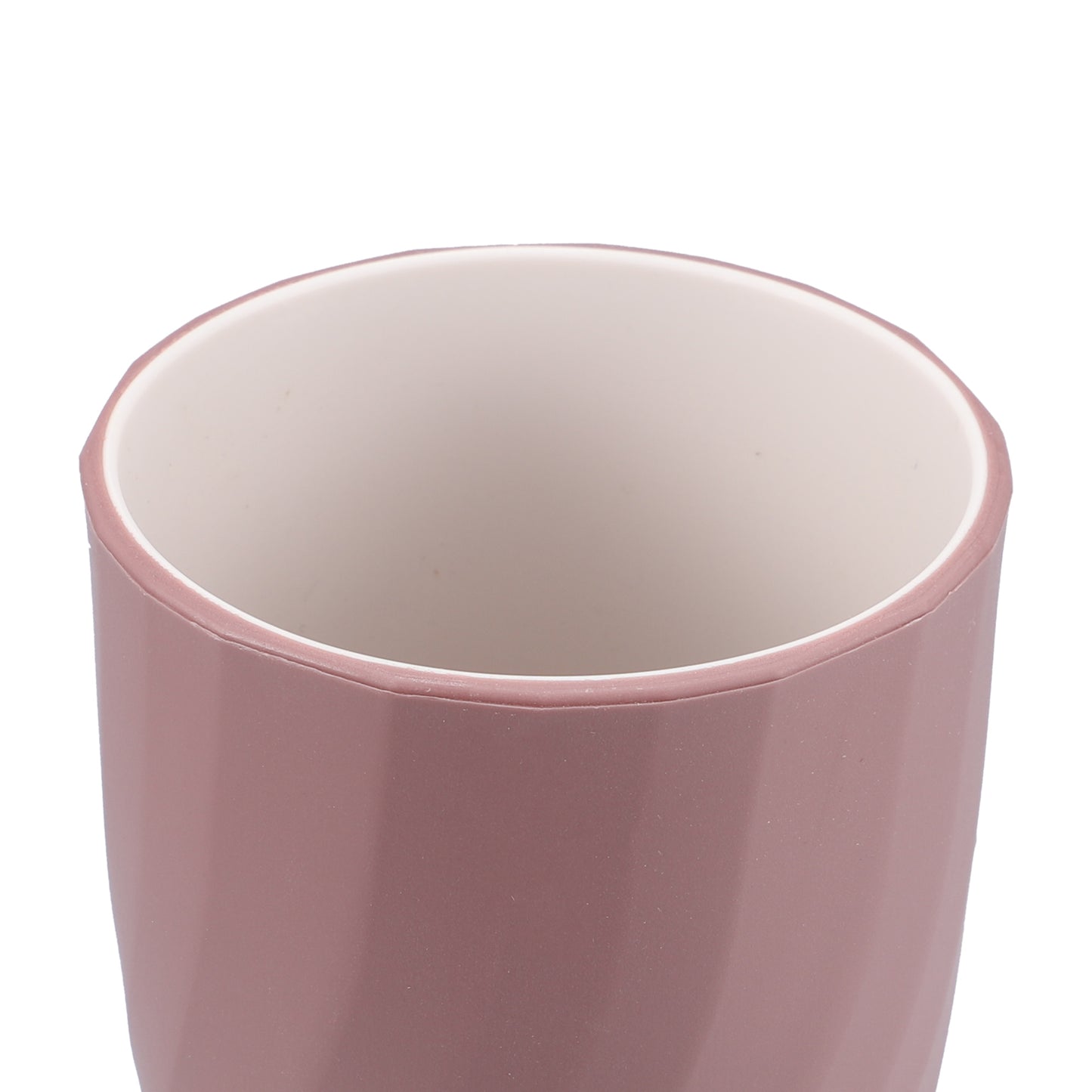 2 Pcs Spiral Pattern Bathroom Tumblers, Toothbrush Cup 380ml Purple, Red