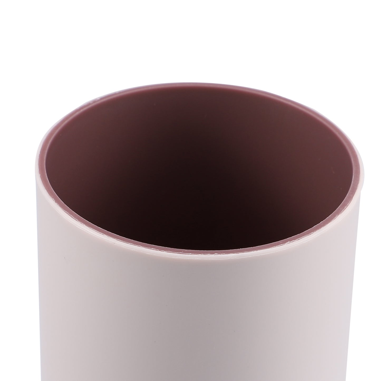 2 vasos de baño, vaso para cepillo de dientes, 11 x 7 cm, 350 ml, color rosa