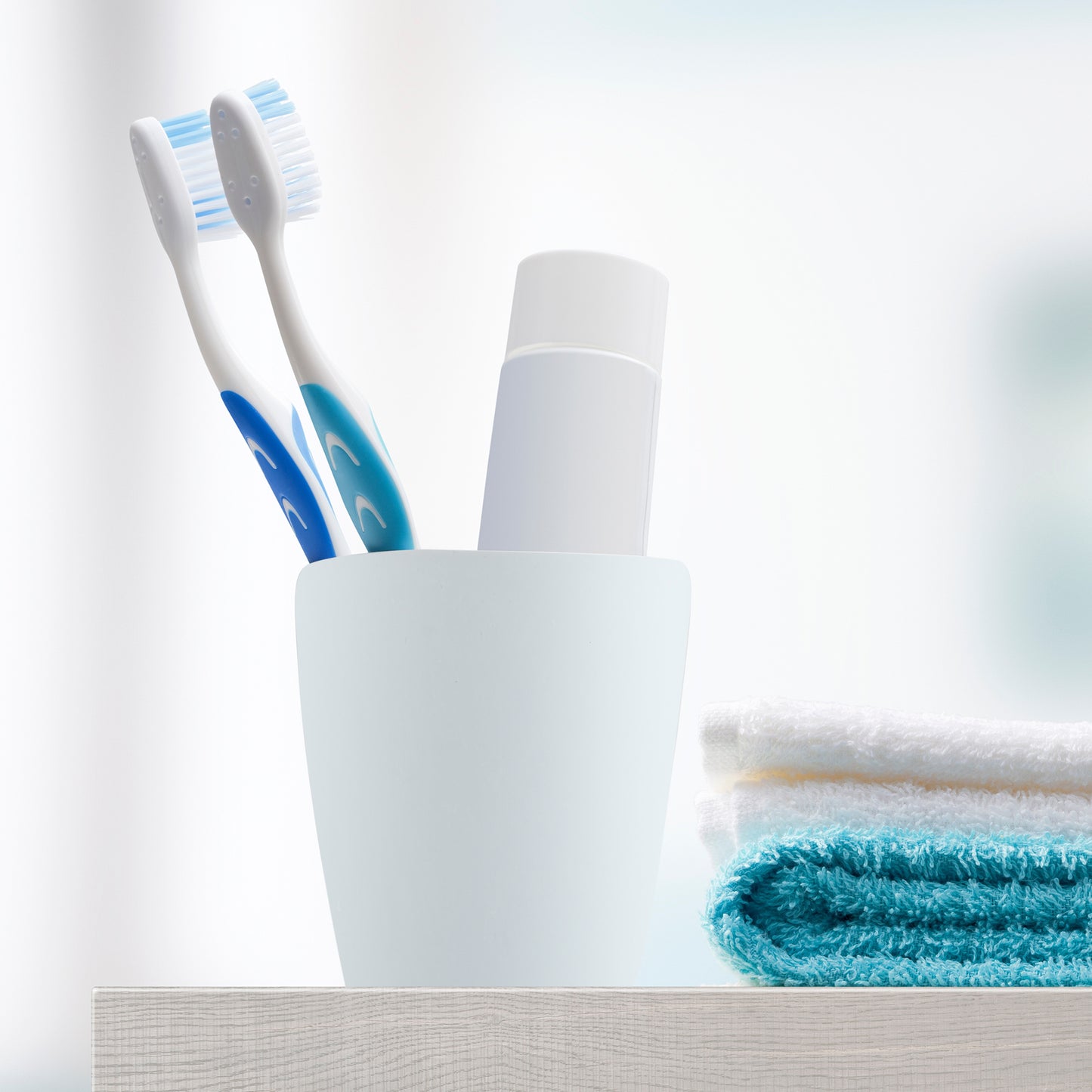 2 vasos de baño, vaso para cepillo de dientes, 11 x 7 cm, 350 ml, color gris