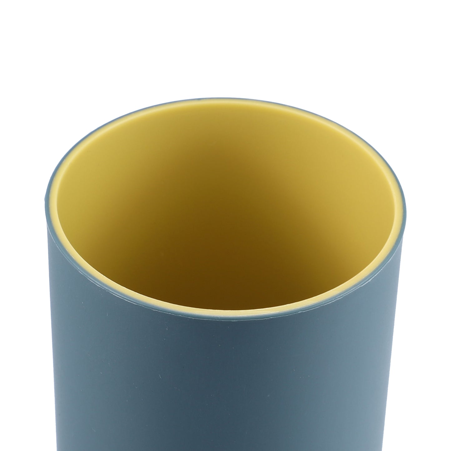 2 Pcs Bathroom Tumblers, Toothbrush Cup, 4.33"x2.76" 350ml Deep Blue, Pink