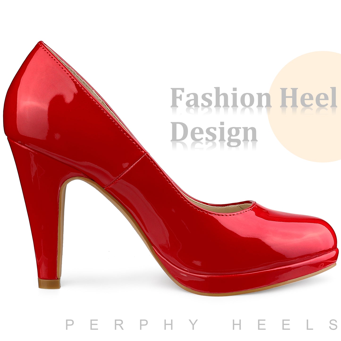 Zapatos Mary Jane con plataforma y tacón de aguja y punta redonda para mujer