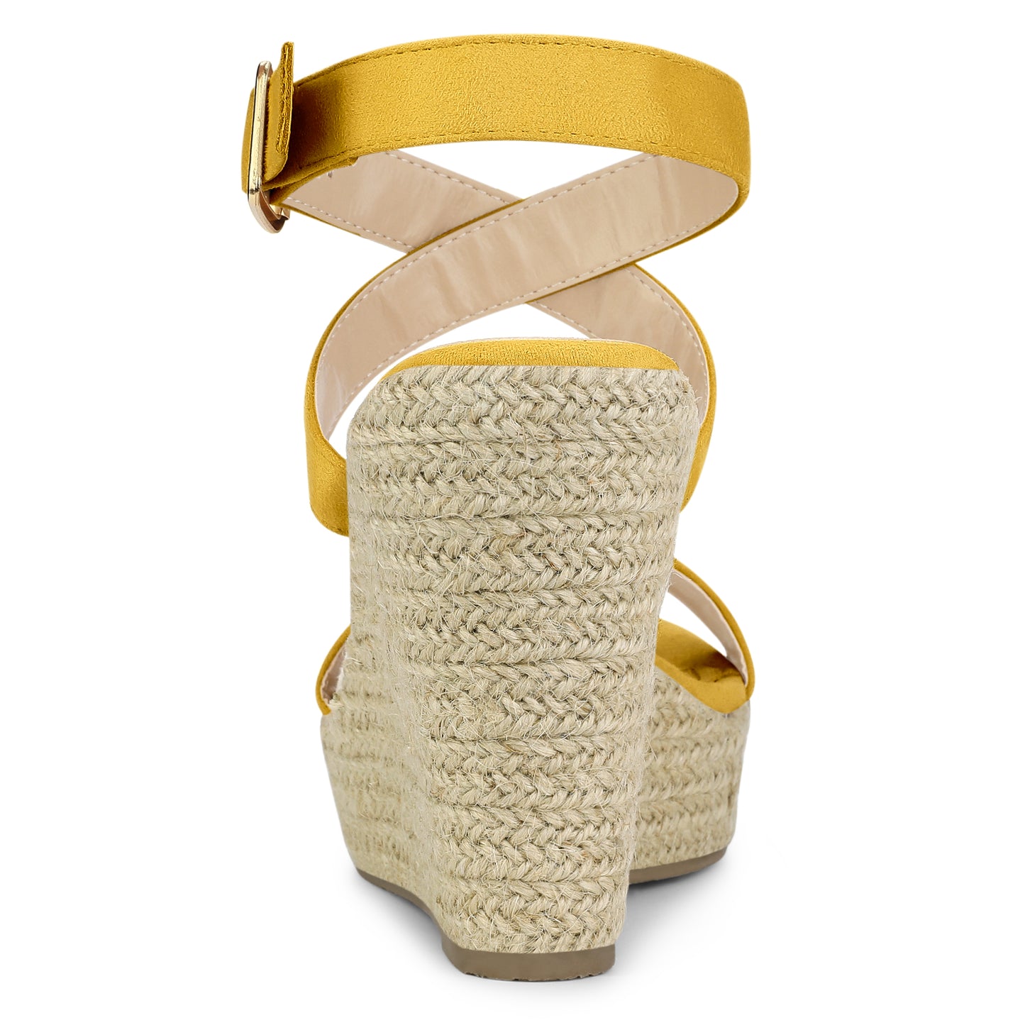 Women's Slingback Crisscross Espadrille Wedges Heel