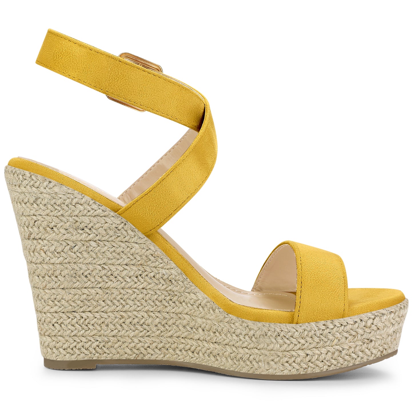 Women's Slingback Crisscross Espadrille Wedges Heel