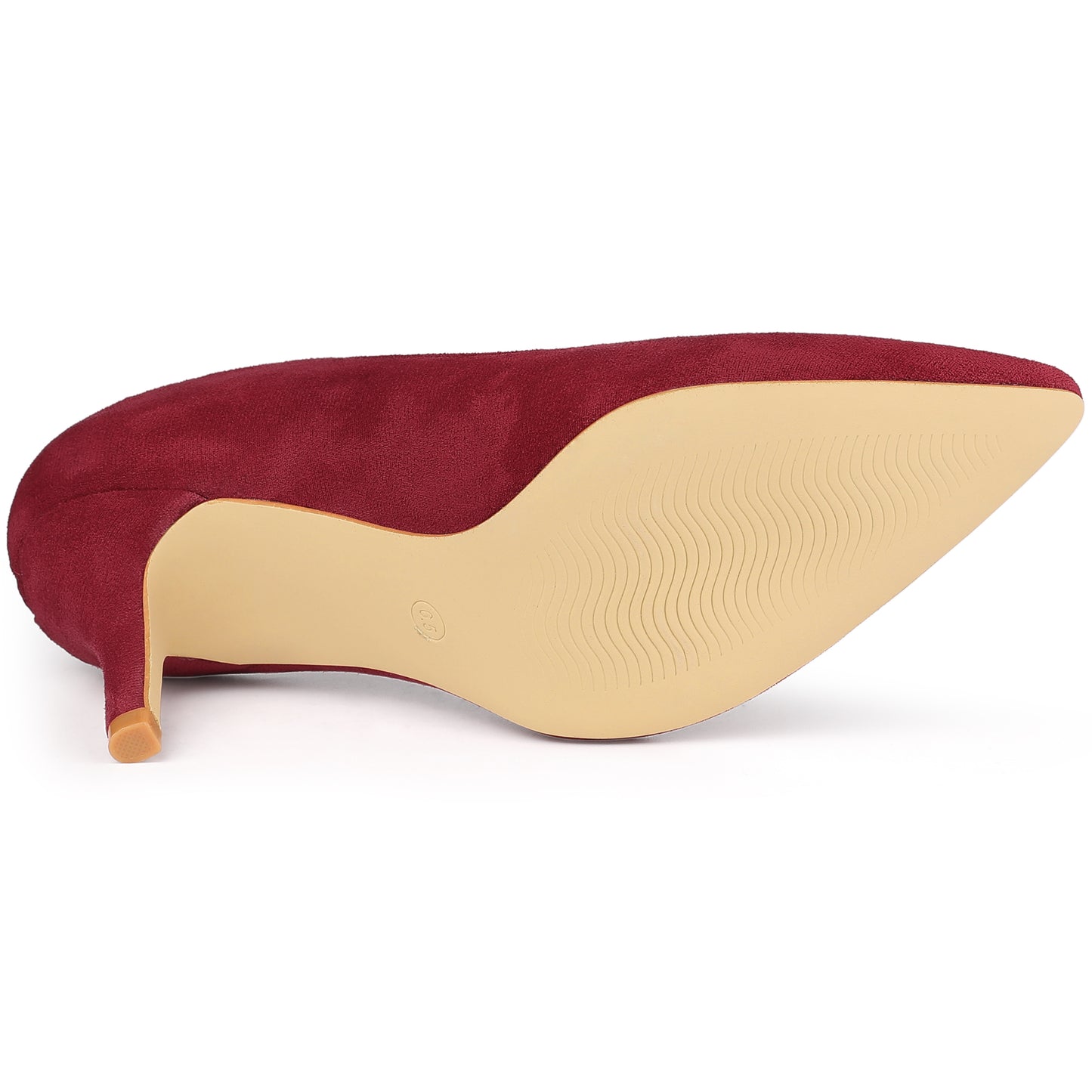 Zapatos de tacón de aguja con punta puntiaguda para mujer
