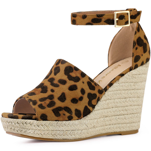 Women's Espadrilles Platform Heels Wedges Sandals